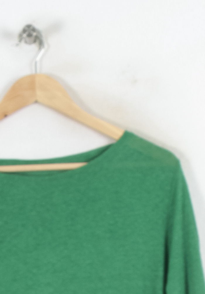 Tommy Badge T-shirt MAJESTIC FILATURES - SECONDE MAIN Green