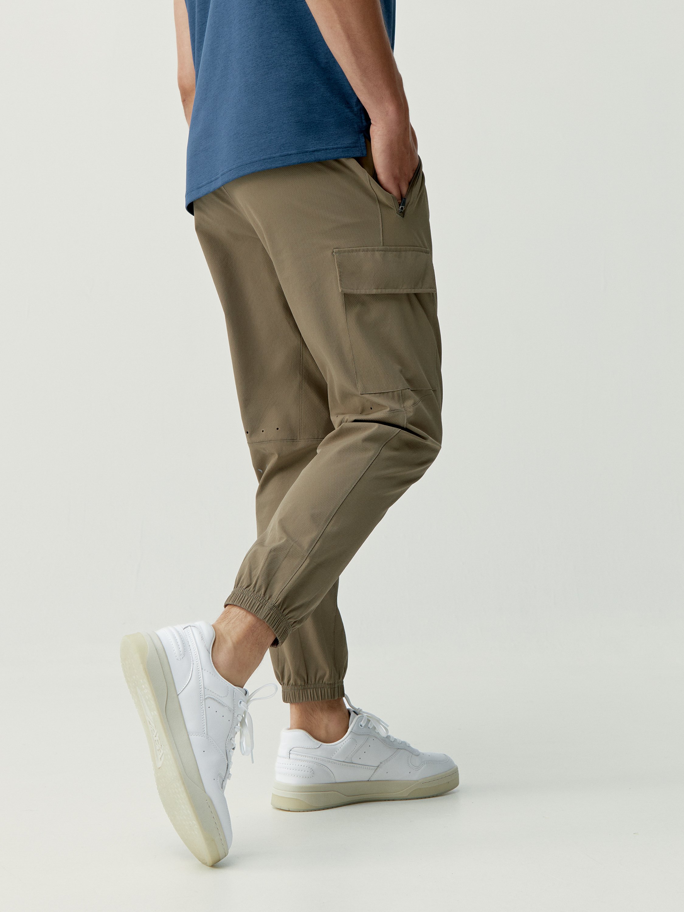 Cargo jogging pants BORN Brown
