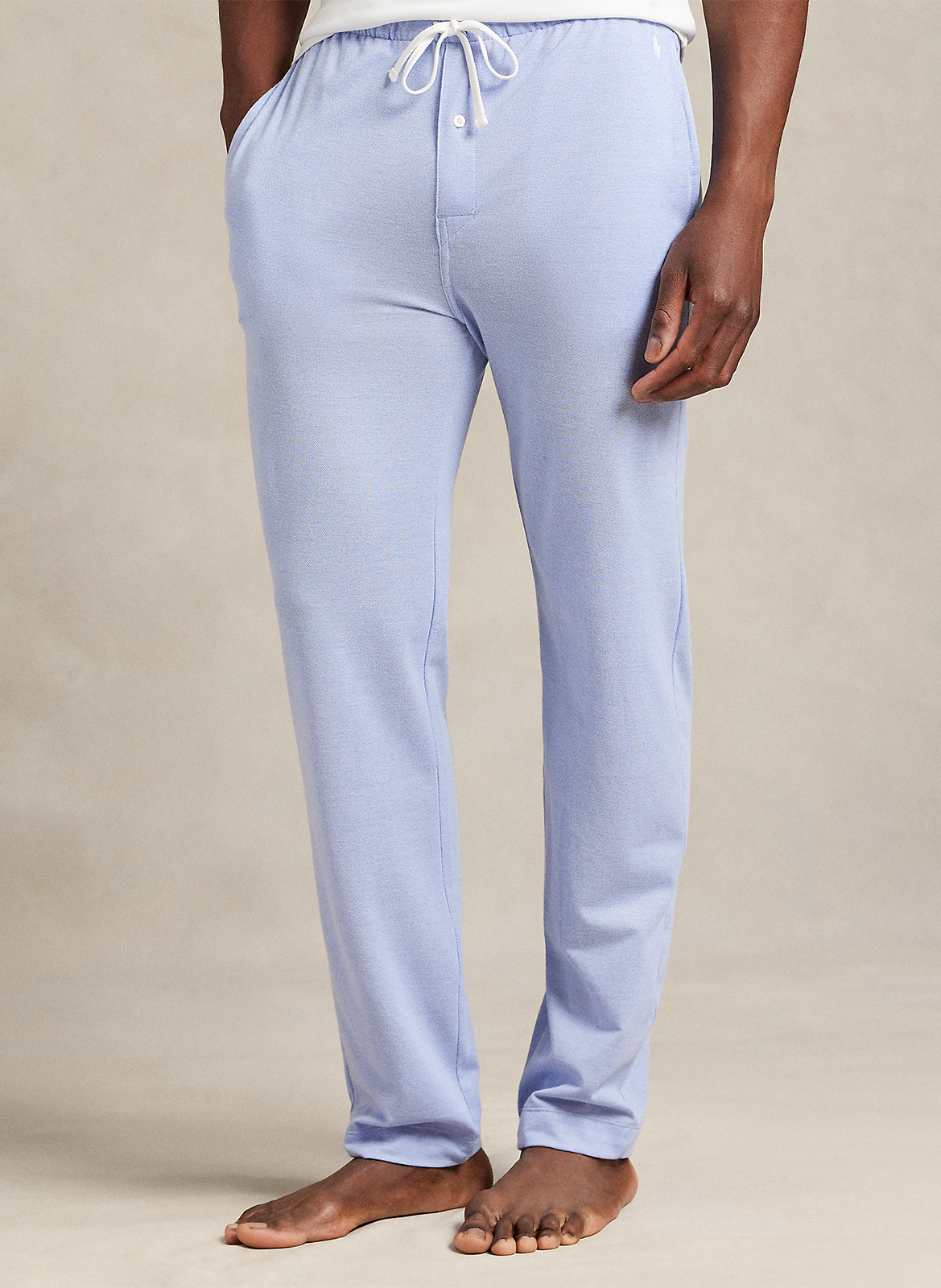 Pantalon de pyjama droit en coton  POLO RALPH LAUREN Bleu