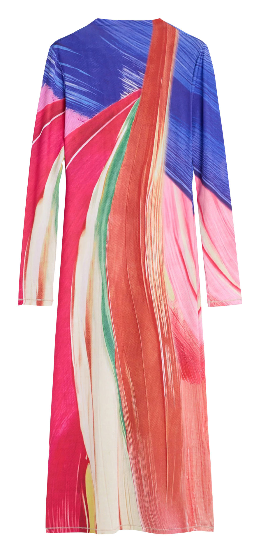 Robe midi col rond  DESIGUAL Multicolore