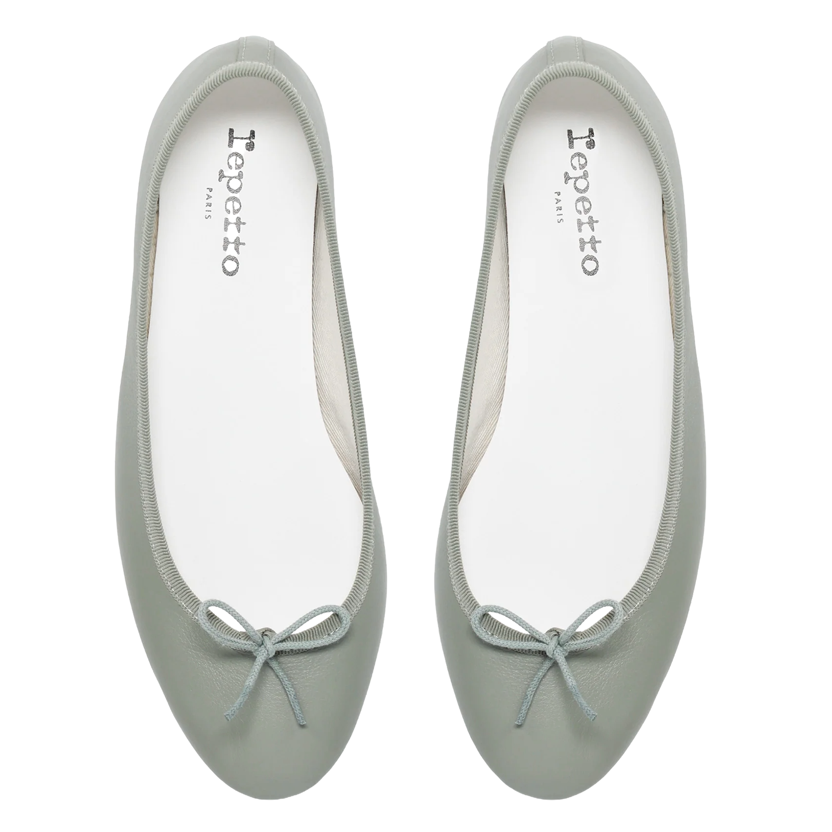 Ballerines en cuir REPETTO Vert