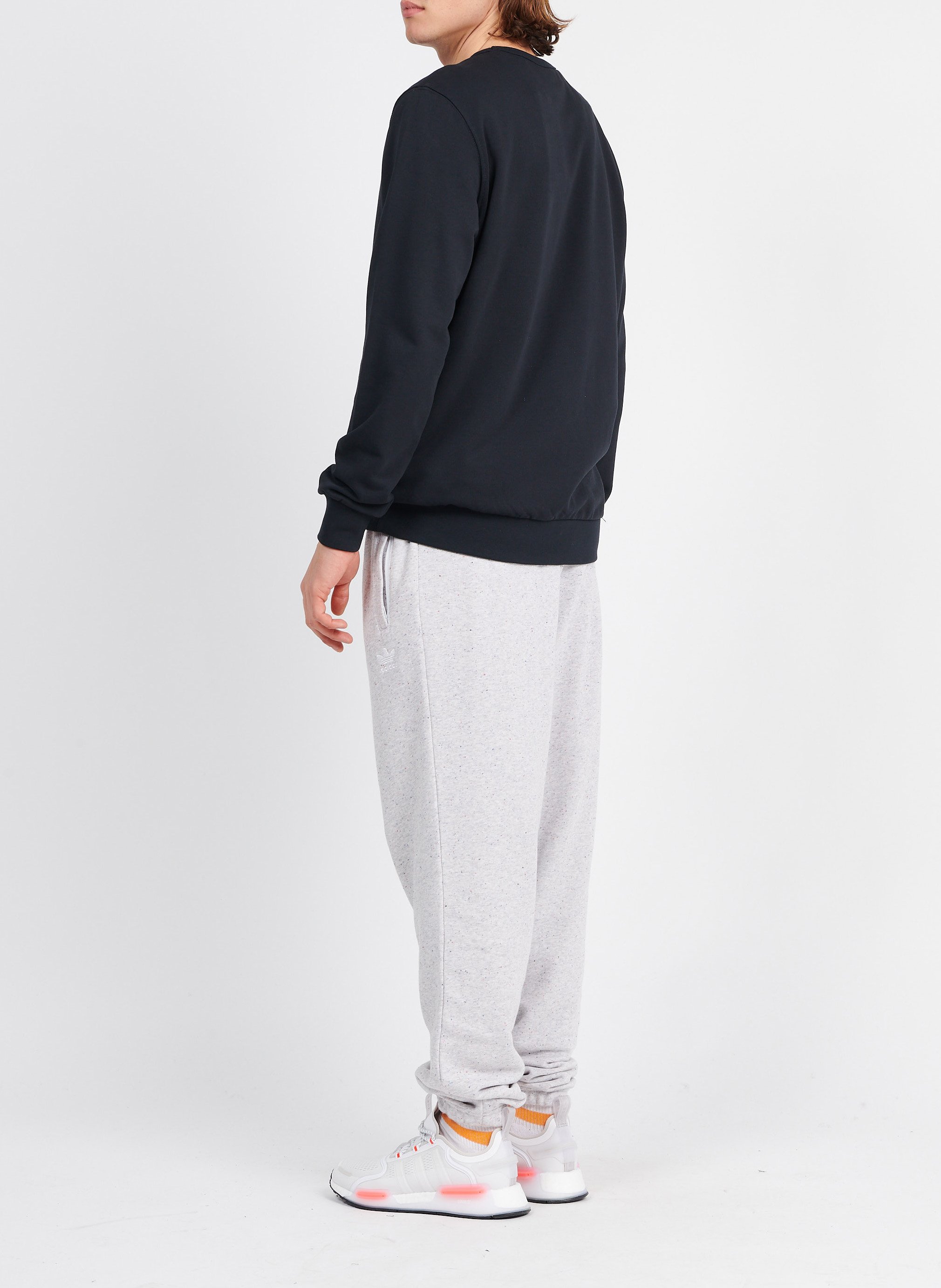 Sweat droit col rond en coton bio KNOWLEDGE COTTON APPAREL Noir