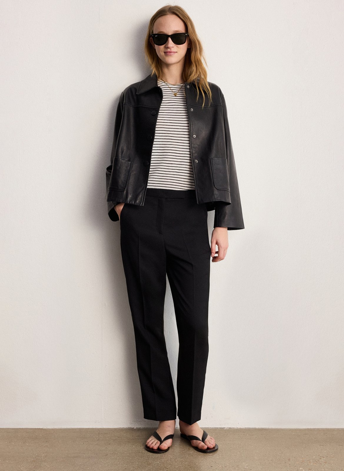 Bundfaltenhose PABLO Schwarz