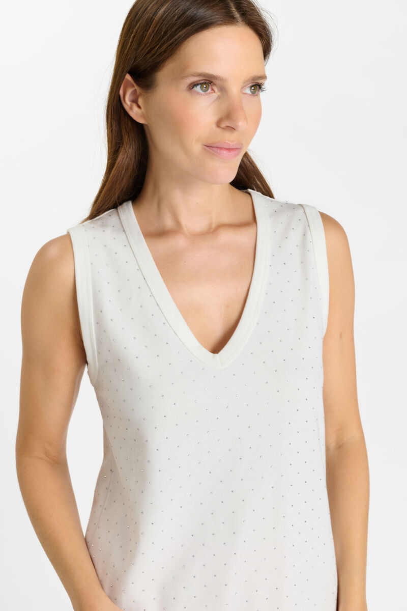 Tank top LE TEMPS DES CERISES White