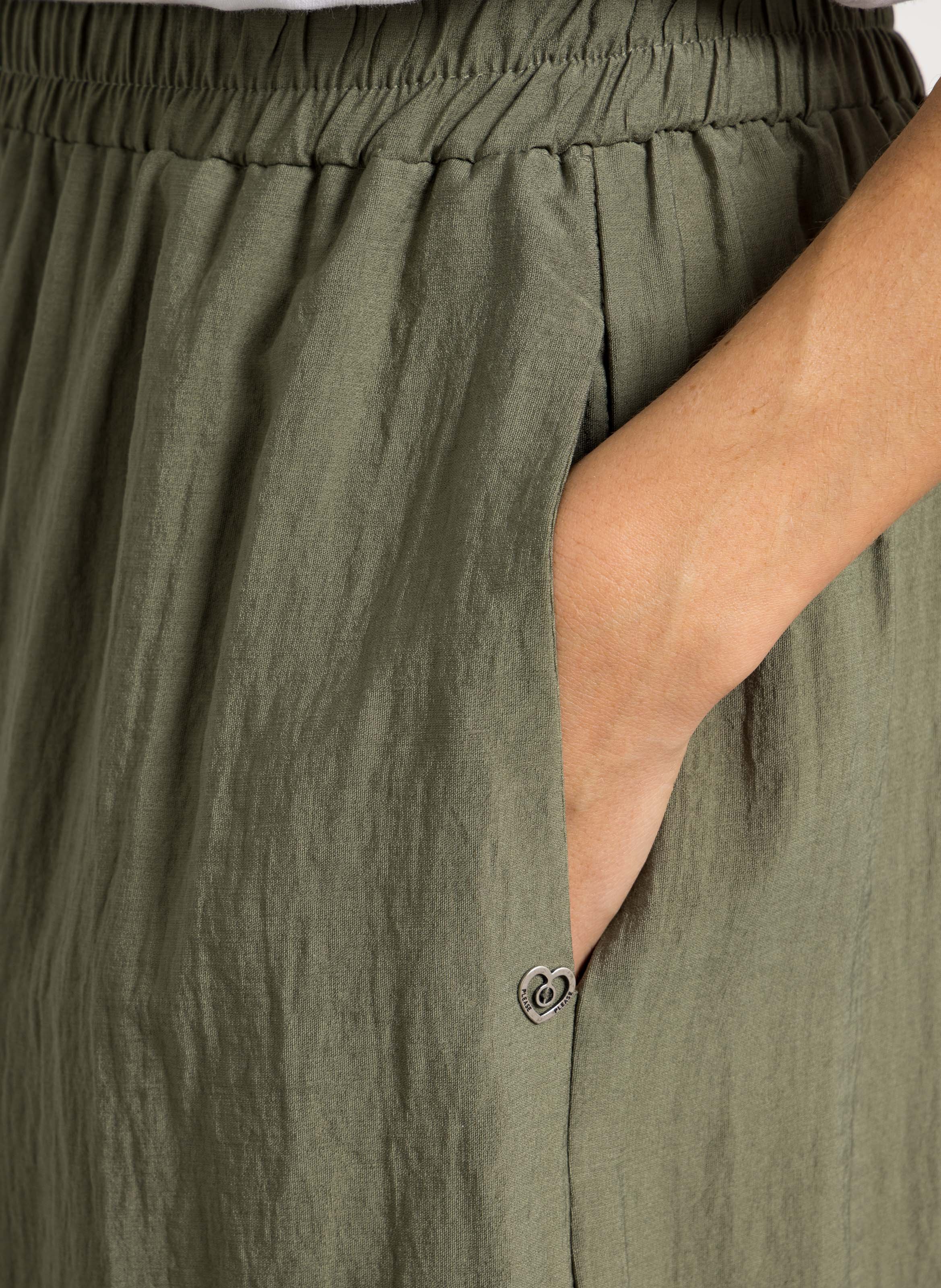 Pantalon large PLEASE Vert