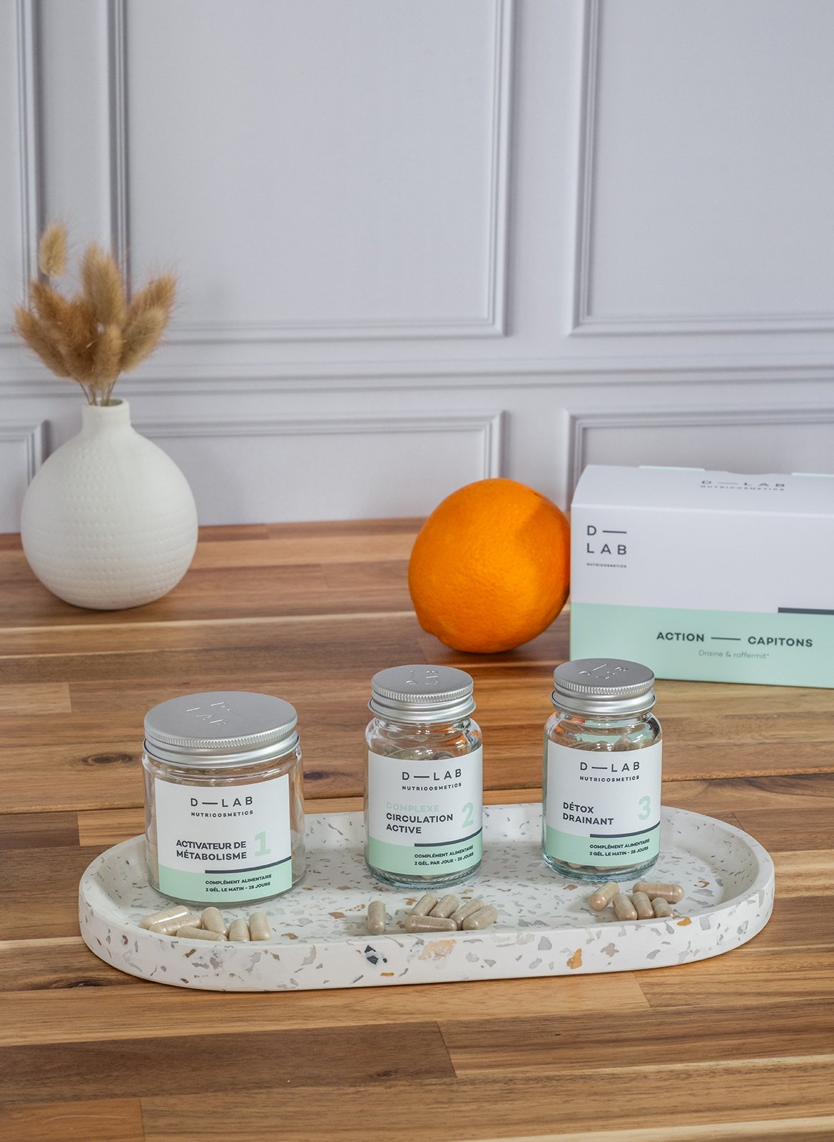 Programme Action-Capitons - Nahrungsergänzungskomplex gegen Cellulite D-LAB NUTRICOSMETICS No color