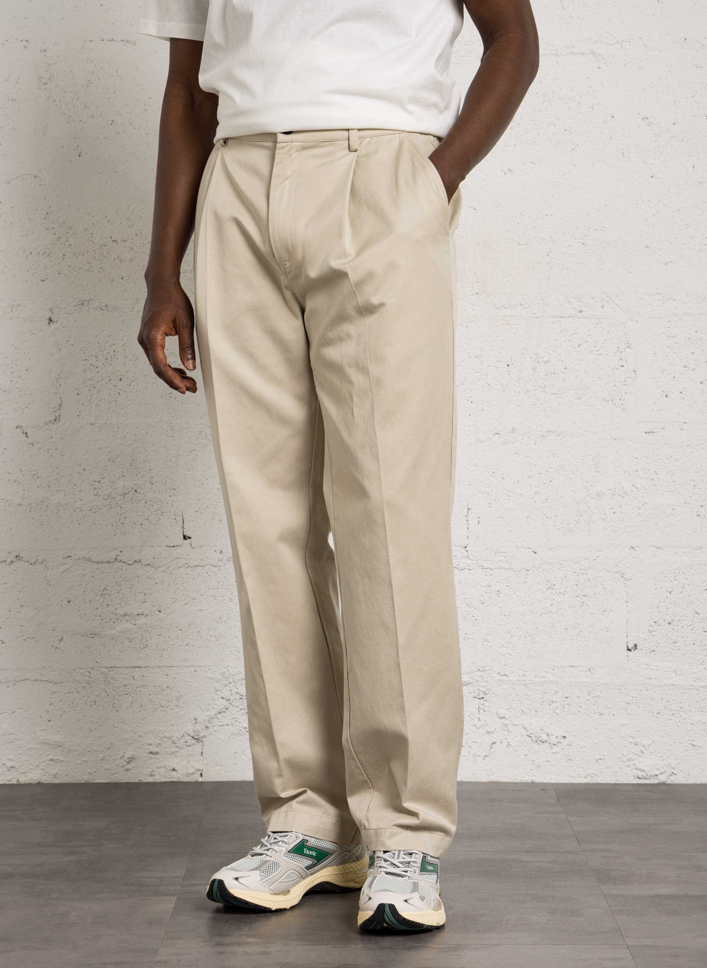 Bobhoedje - katoenblend MINIMUM Beige