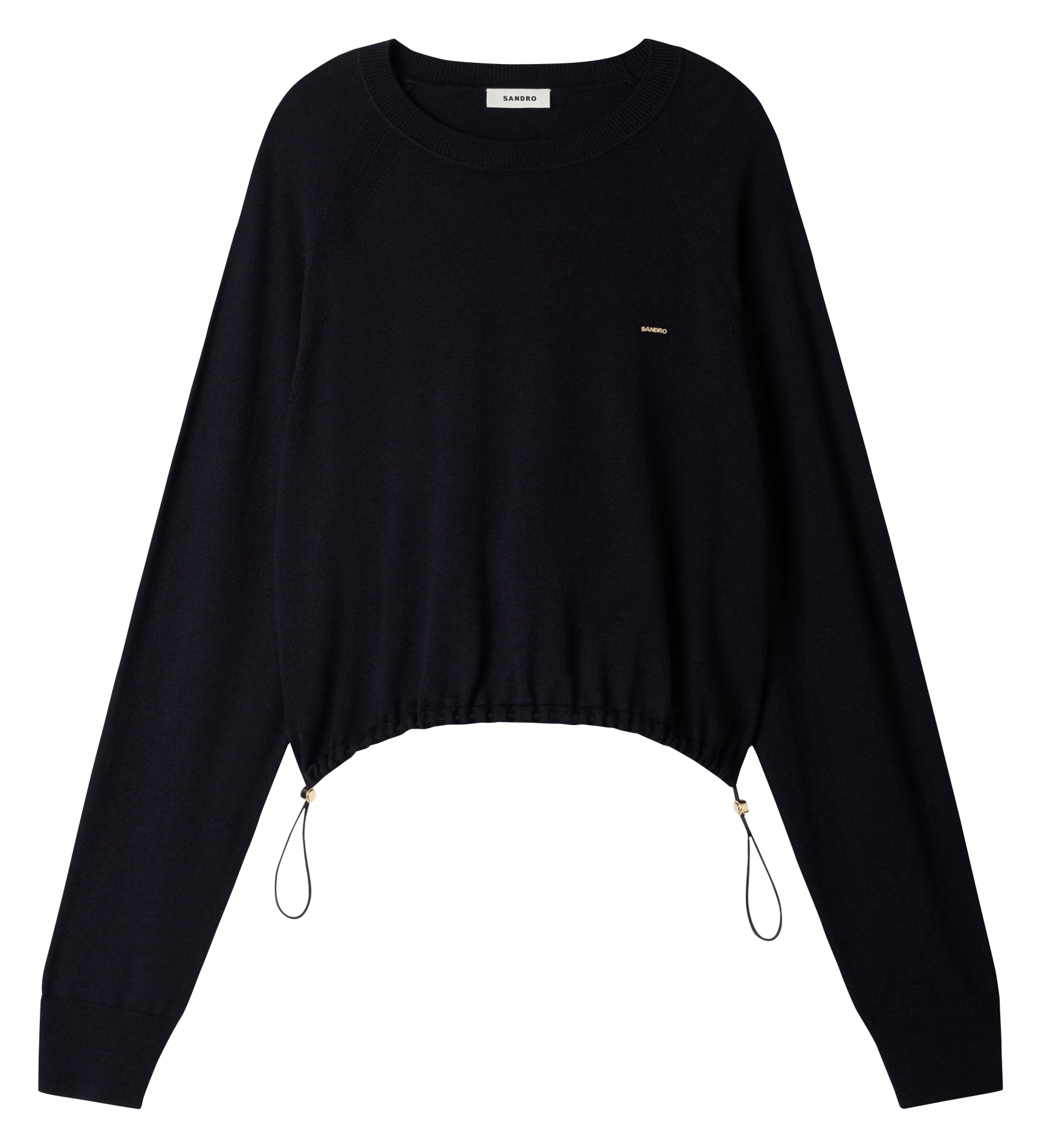 Großer Pullover aus einer Wollmischung SANDRO Blau