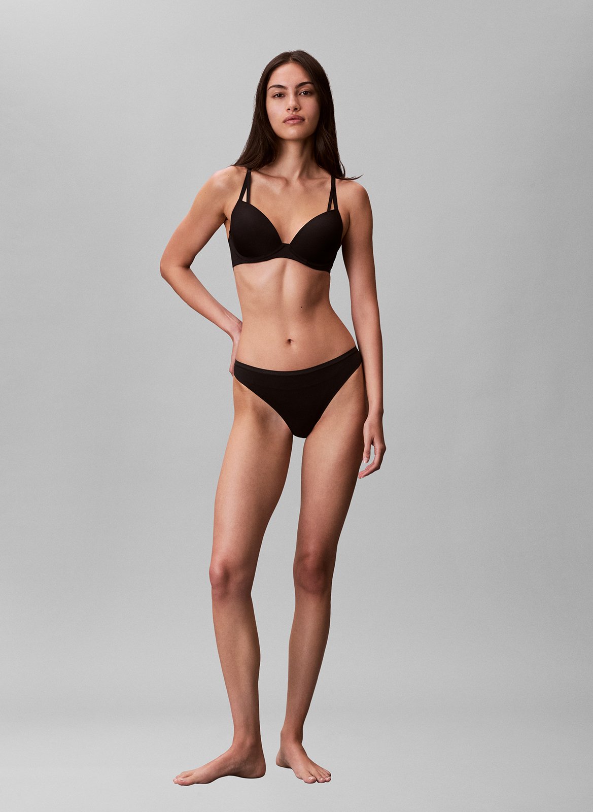 Solid jersey culottes CALVIN KLEIN UNDERWEAR Black