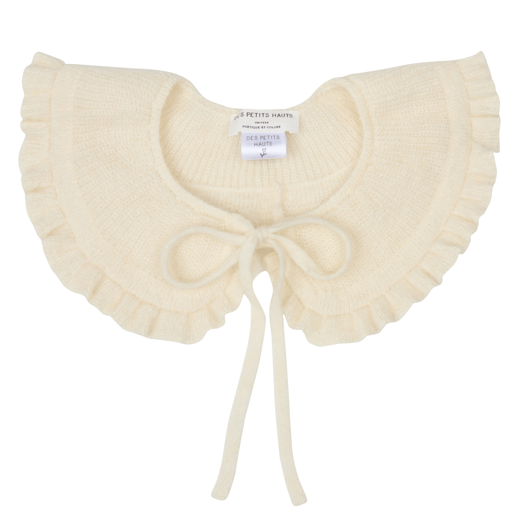 Kragen aus Wollmix DES PETITS HAUTS Beige