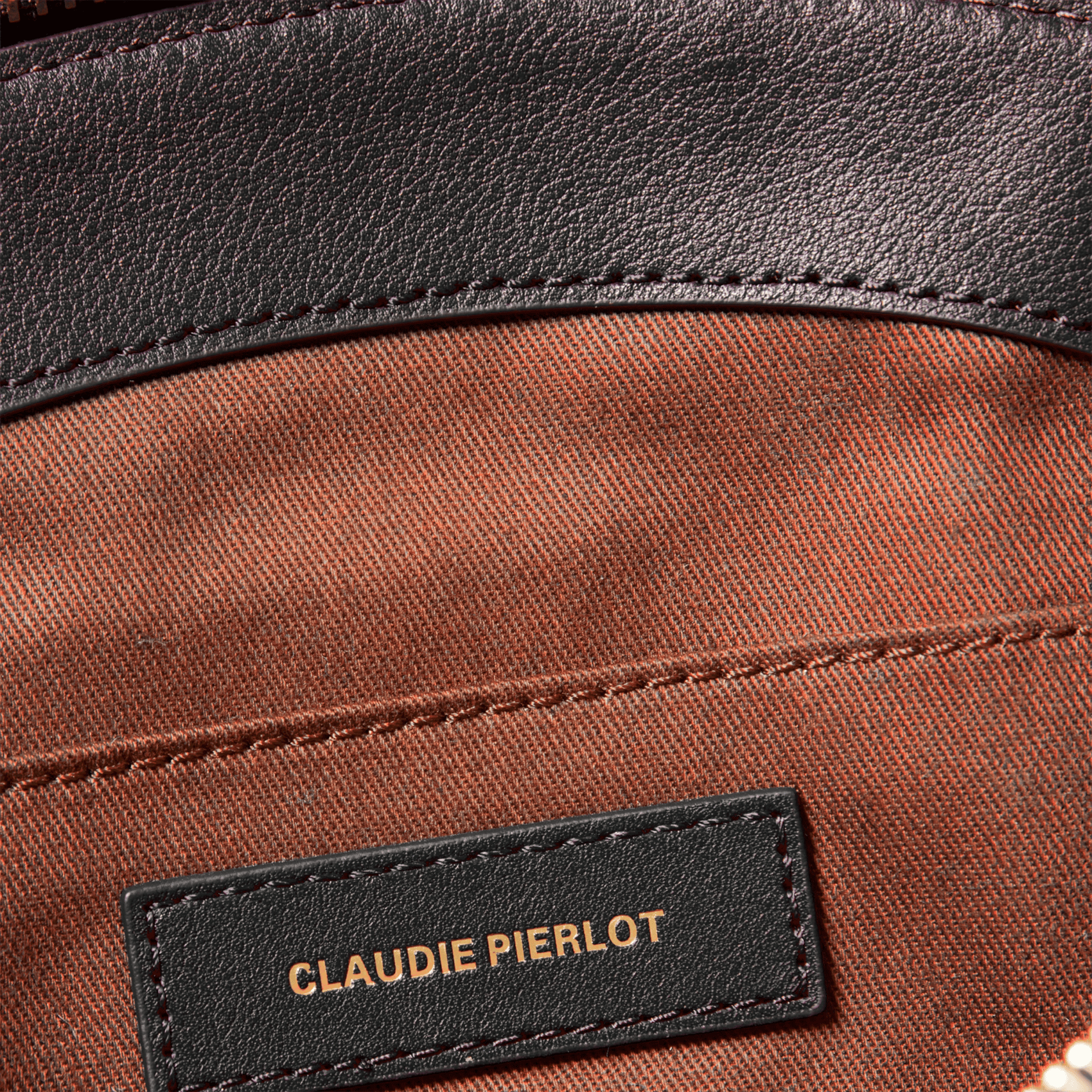 Sac bandoulière en cuir | Noir CLAUDIE PIERLOT Femme