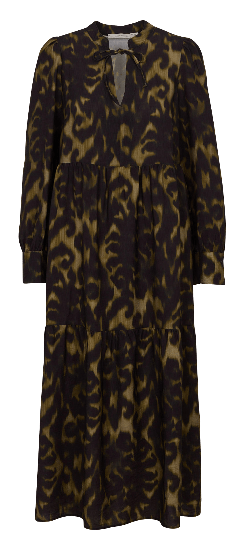 Robe longue ample imprimée LA FEE MARABOUTEE Vert