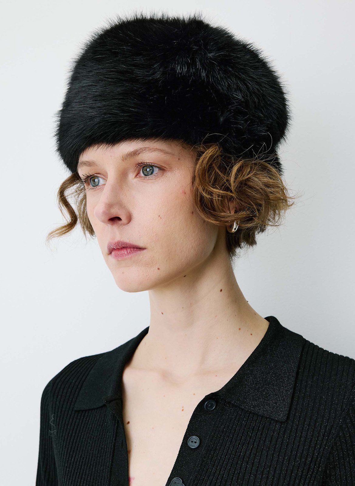 Faux-fur beanie GRACE ET MILA