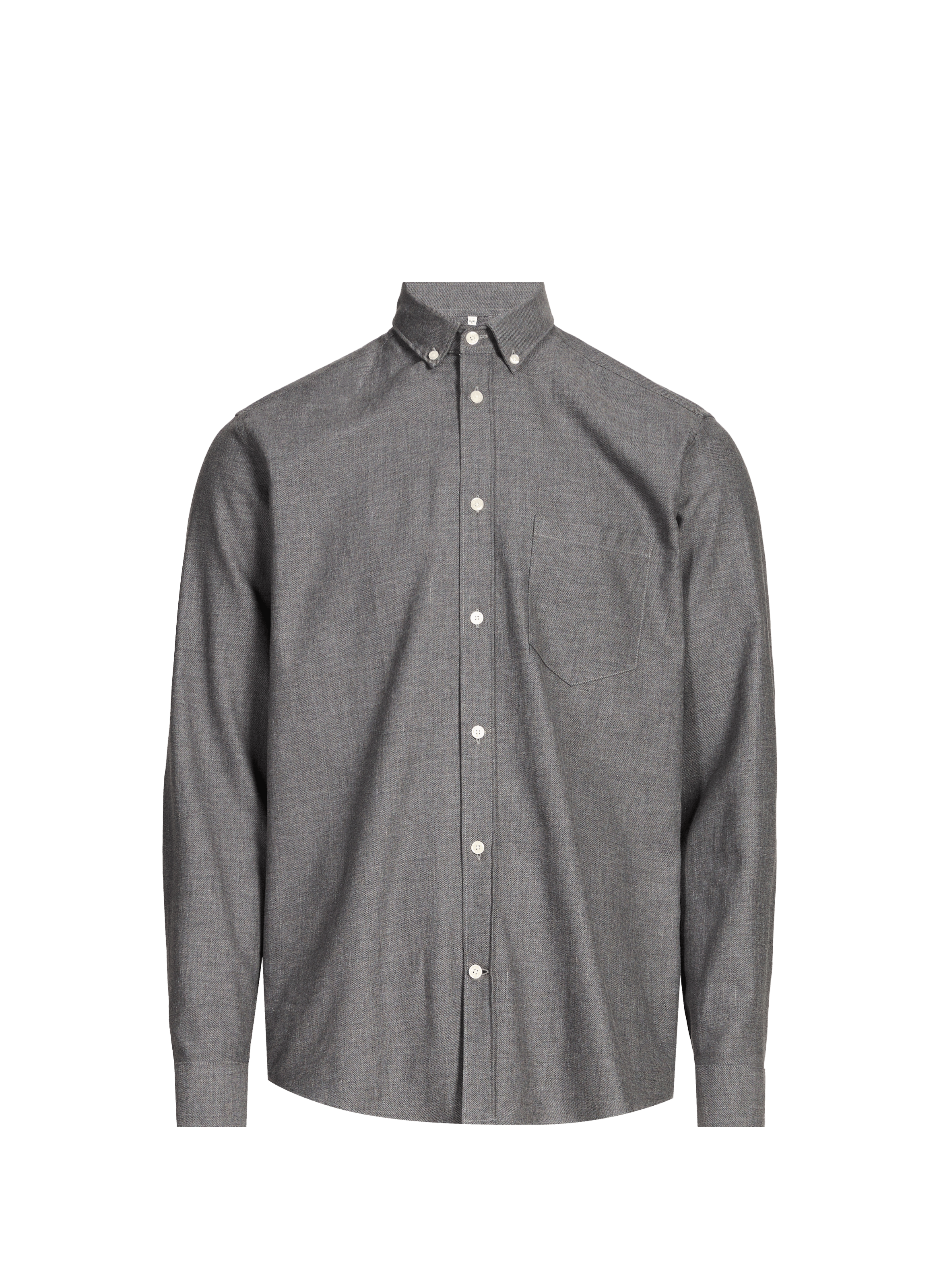Straight-cut ribbed cotton shirt AU PRINTEMPS PARIS