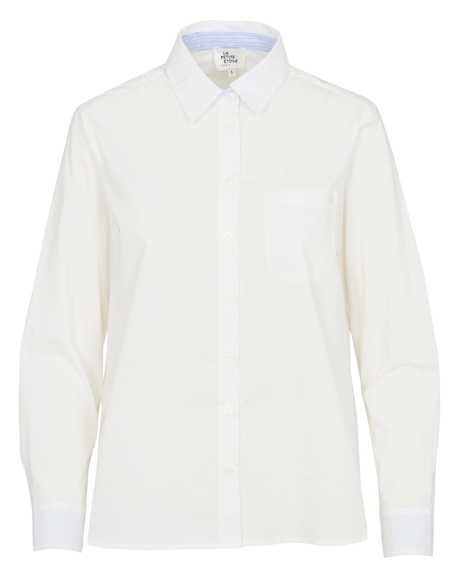 Chemise col classique droite en coton LA PETITE ETOILE