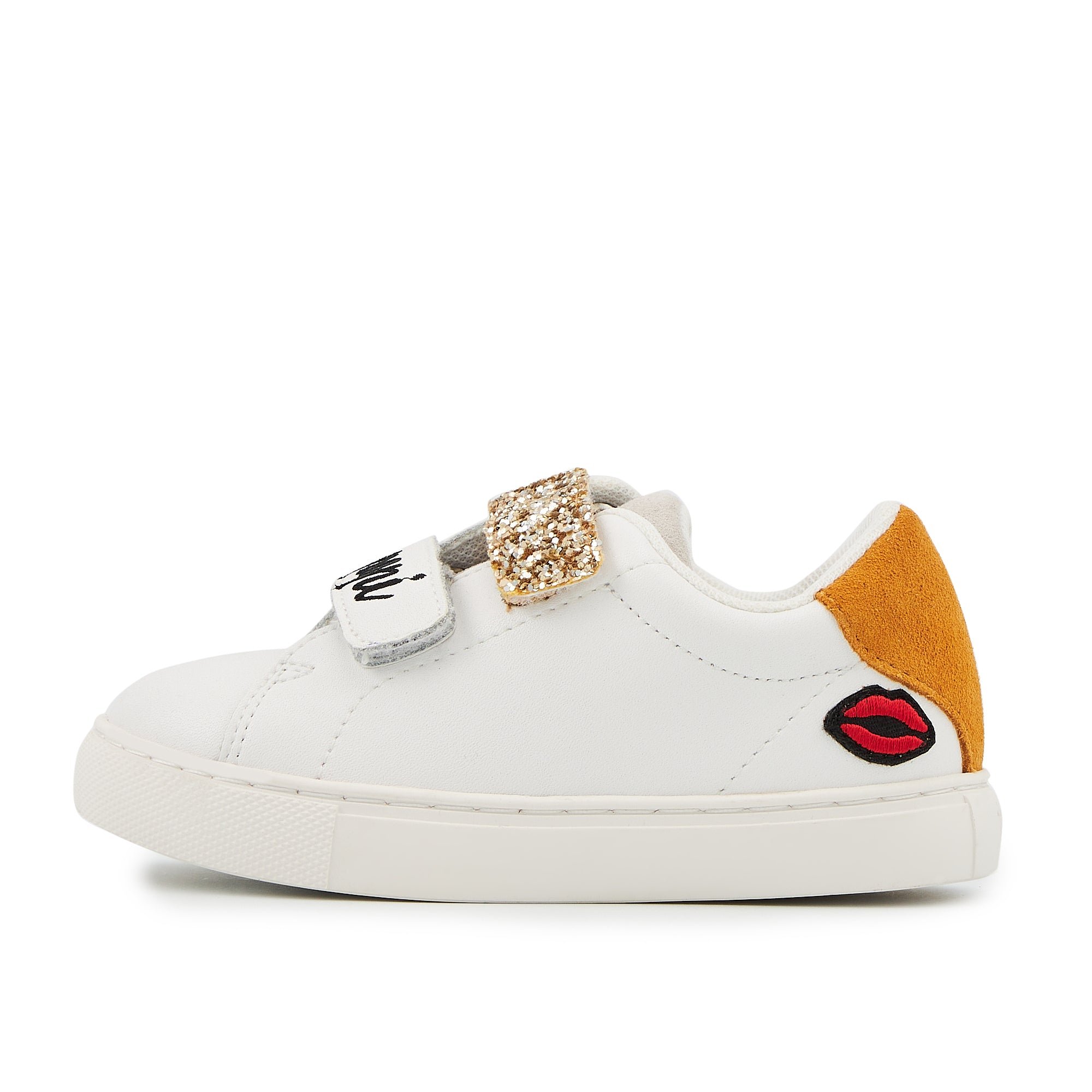 Leather sneakers BONS BAISERS PARIS White