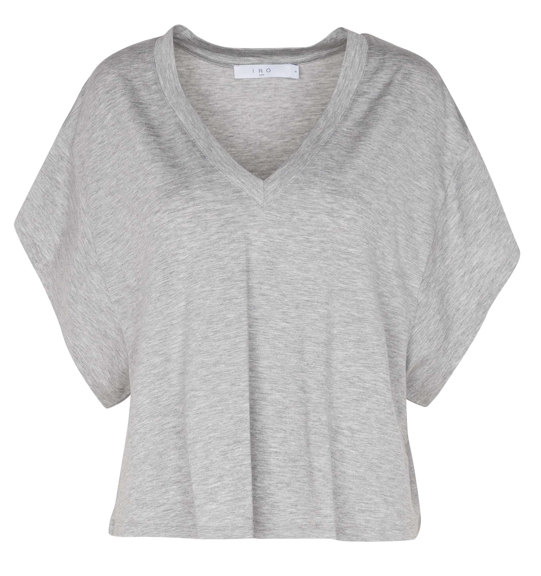 Ruimvallende T-shirt met V-hals IRO Grijs