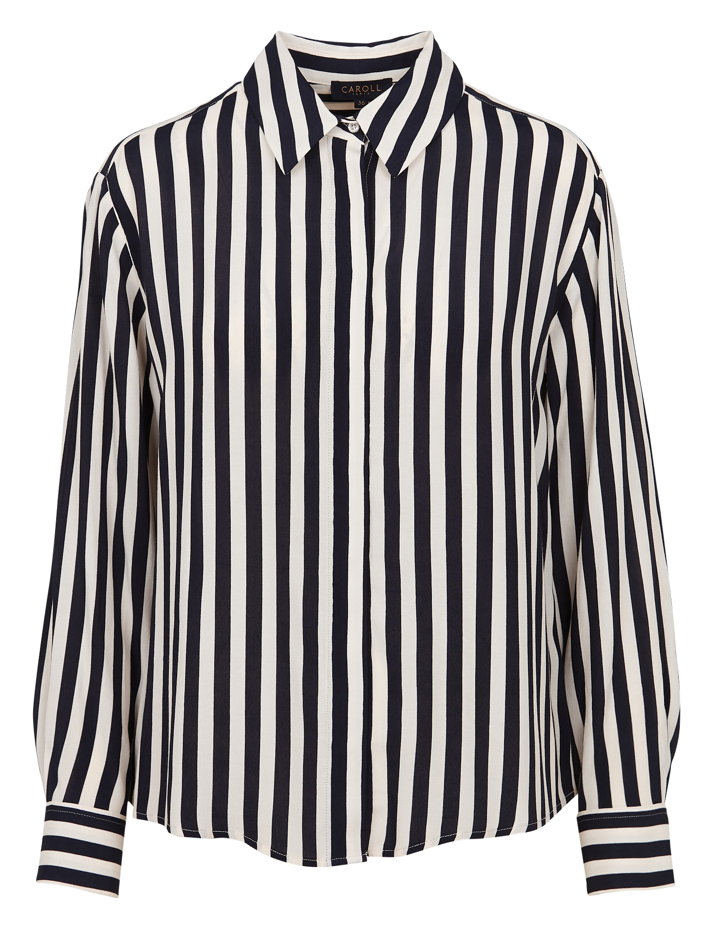 Striped shirt with classic collar CAROLL Blue