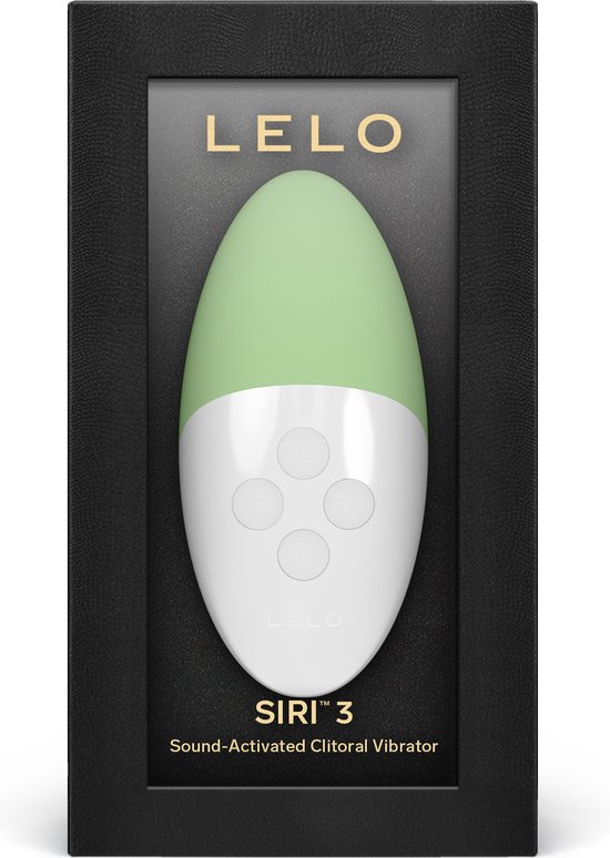 Clitoral stimulator activated by sound, lelo siri 3 LELO Pistachio cream