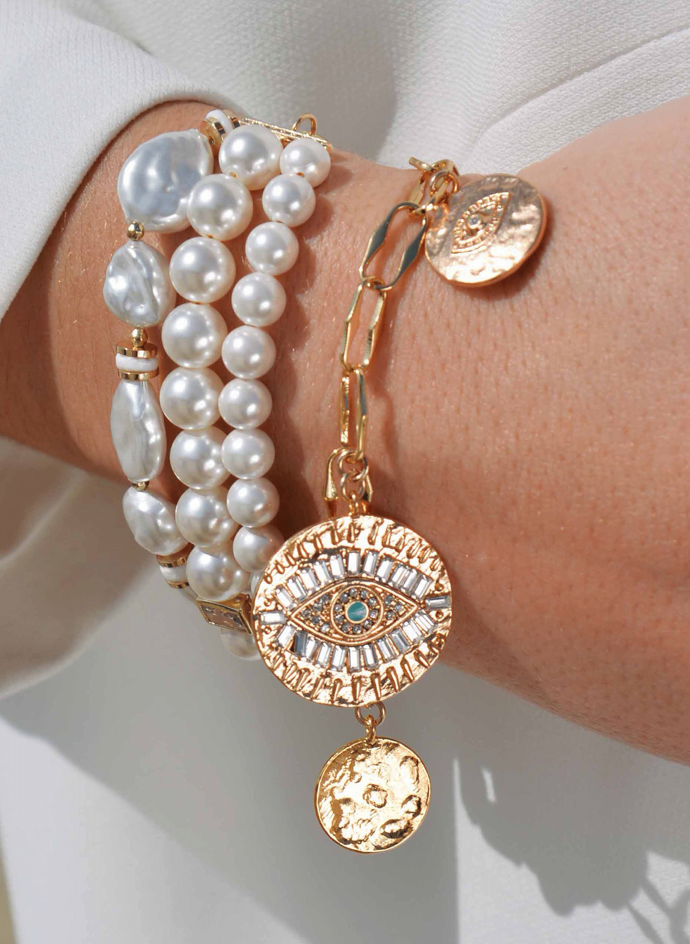 Chain bracelet with charms HIPANEMA Golden