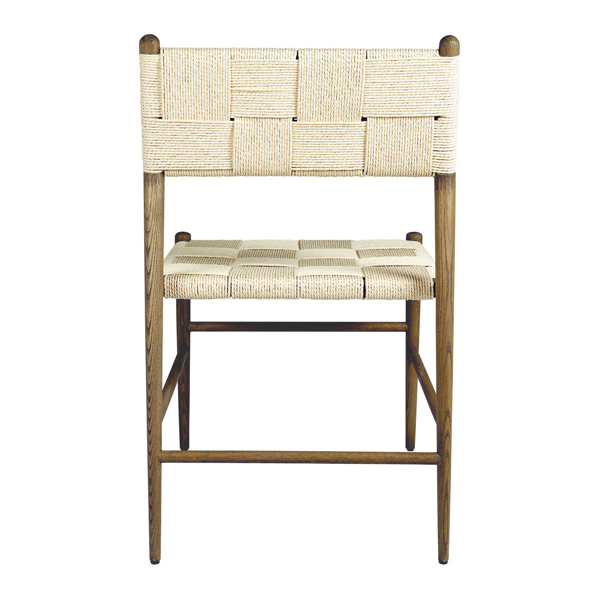 Chaise BLANC D'IVOIRE Marron