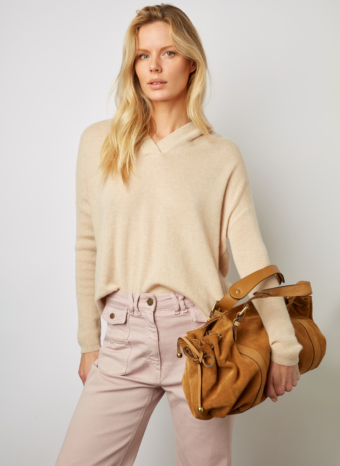 Sac à main en cuir GERARD DAREL Beige