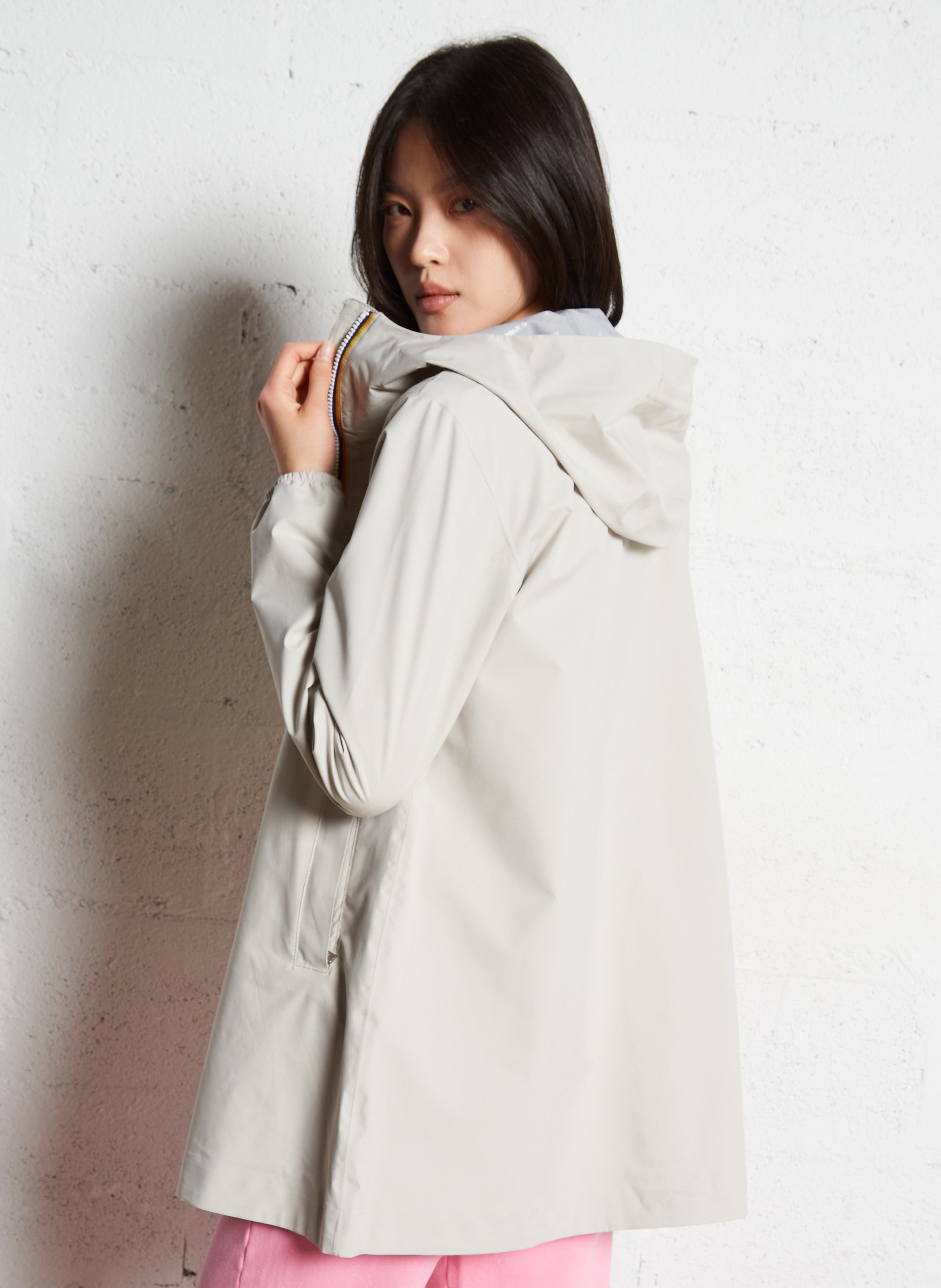 Kapuzenjacke K-WAY Beige