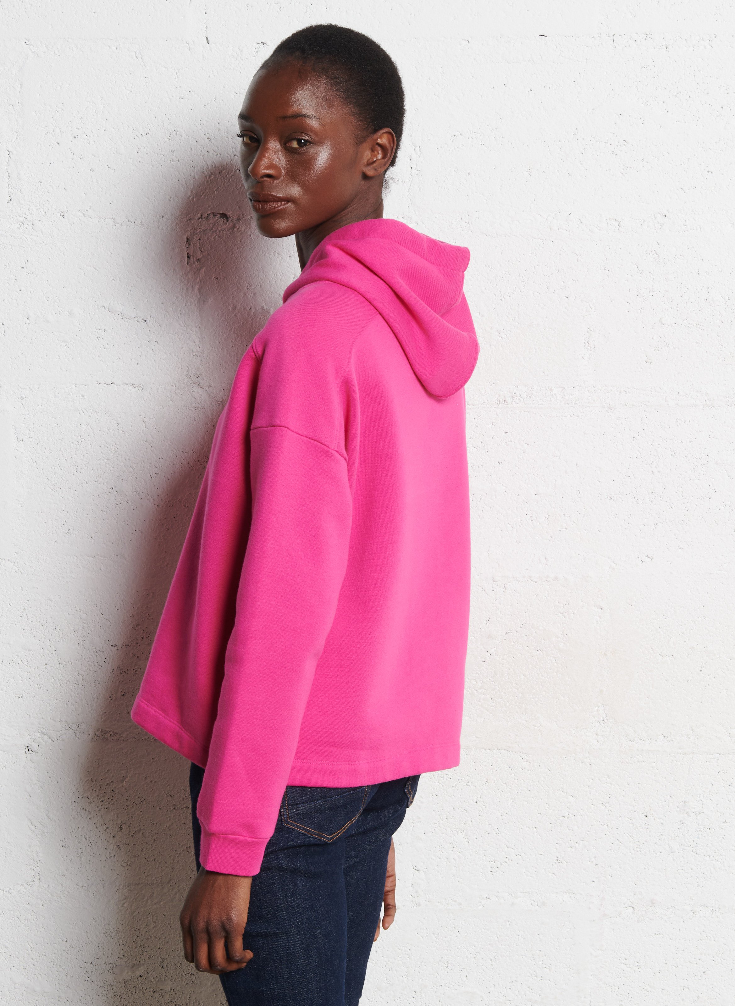 Hoodie met kangoeroezak en lange mouwen ONE STEP Roze