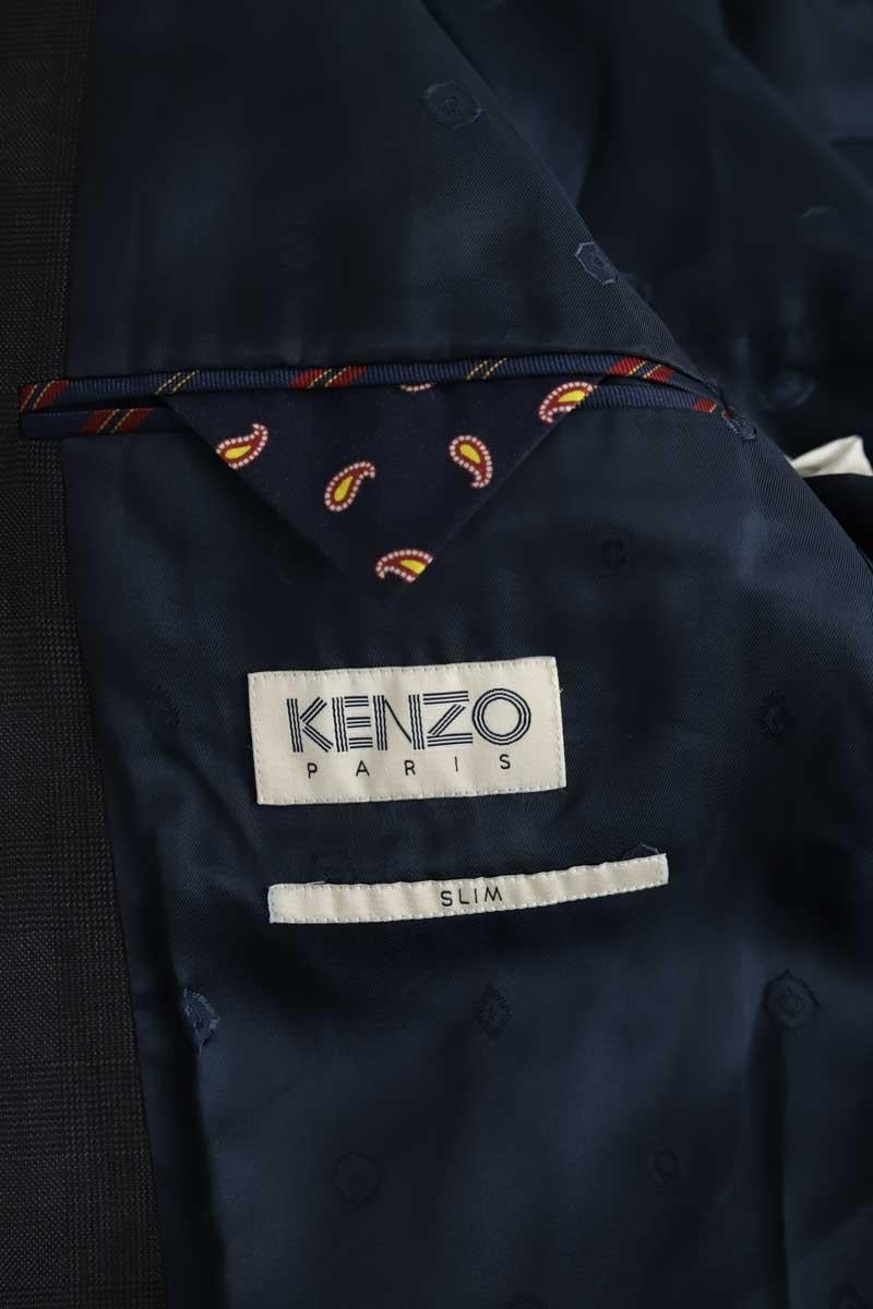 Voile and crochet dress KENZO - SECONDE MAIN Blue