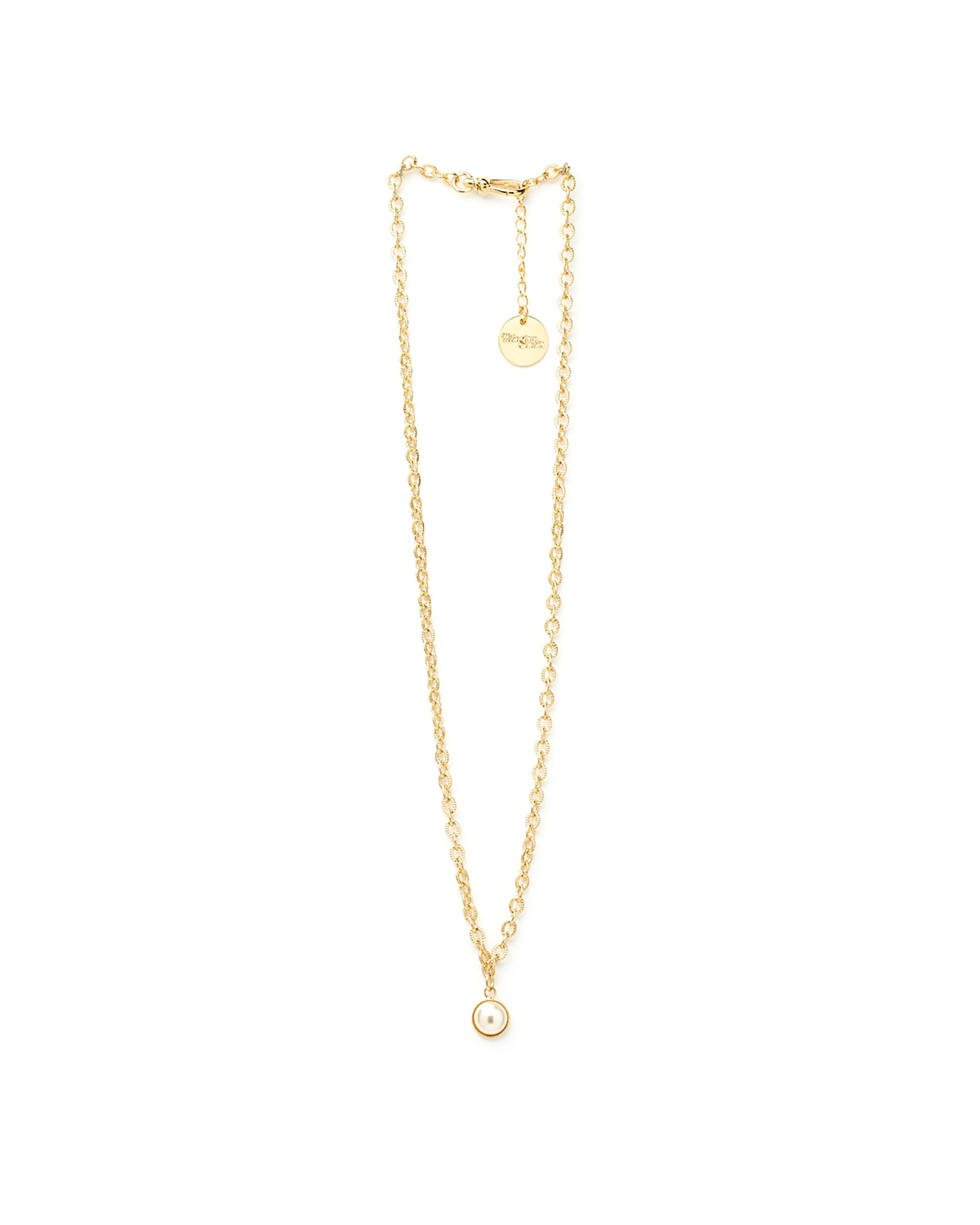 Silver-plated pearl necklace MONSIEUR SIMONE Golden