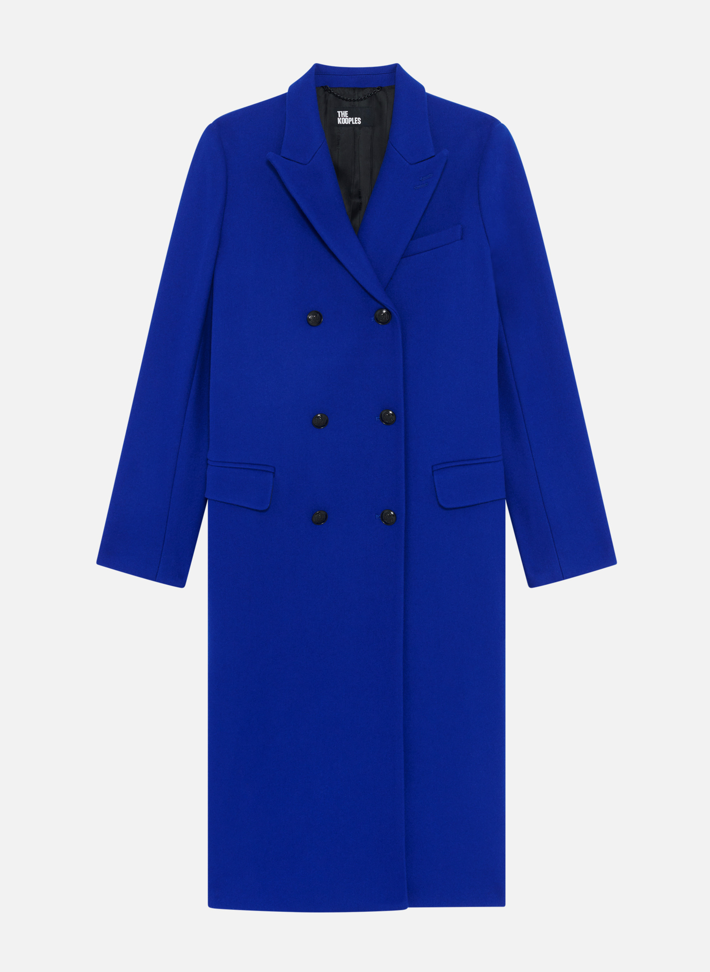 Long crossed coat Blue