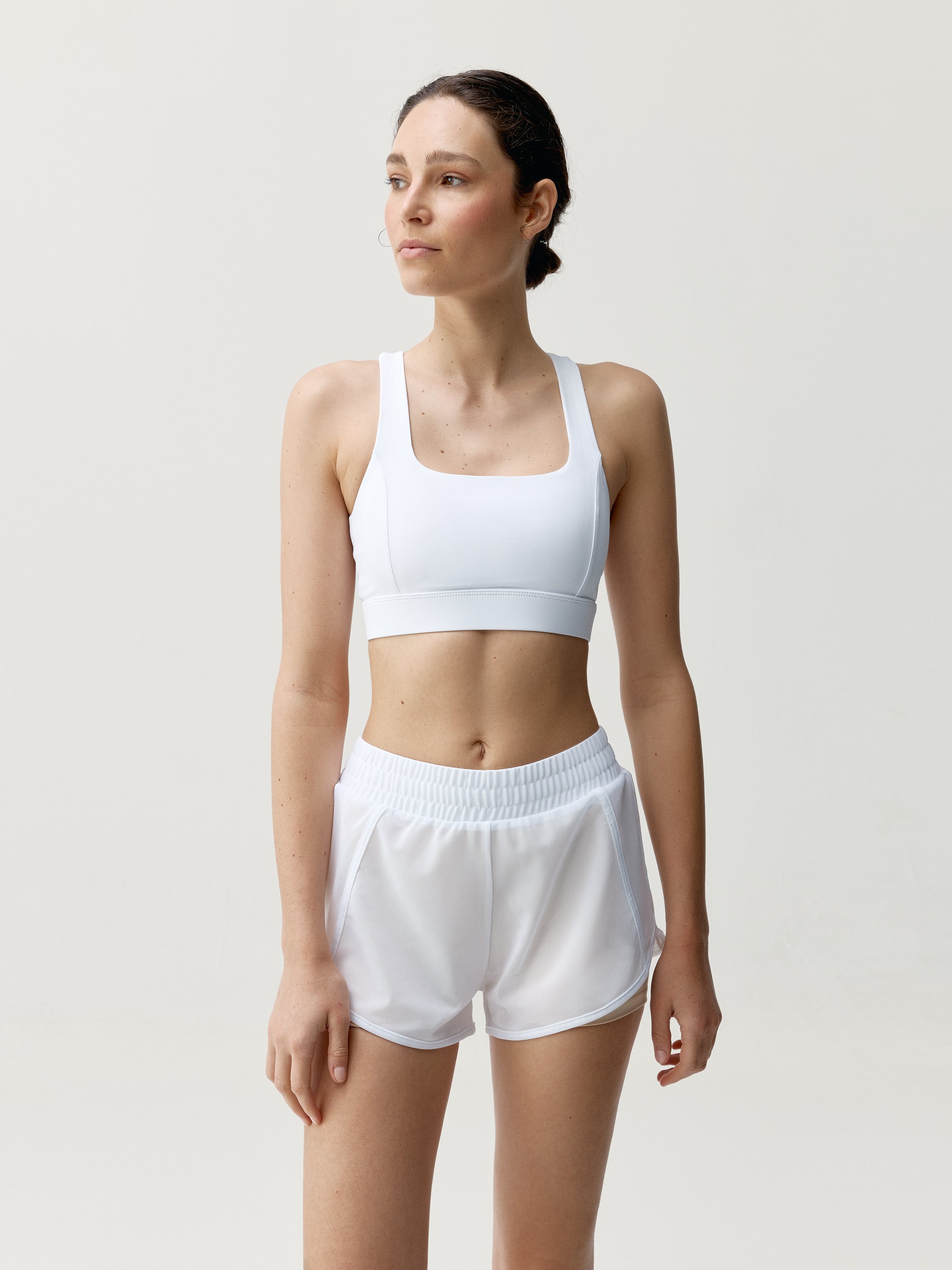 High support sports bra BORN LIVING YOGA White
