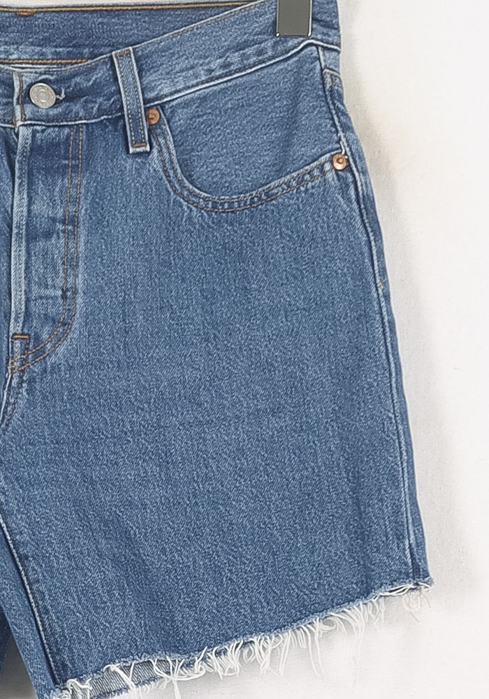 Alessia stretch cotton denim shorts LEVI'S - Seconde main Blue