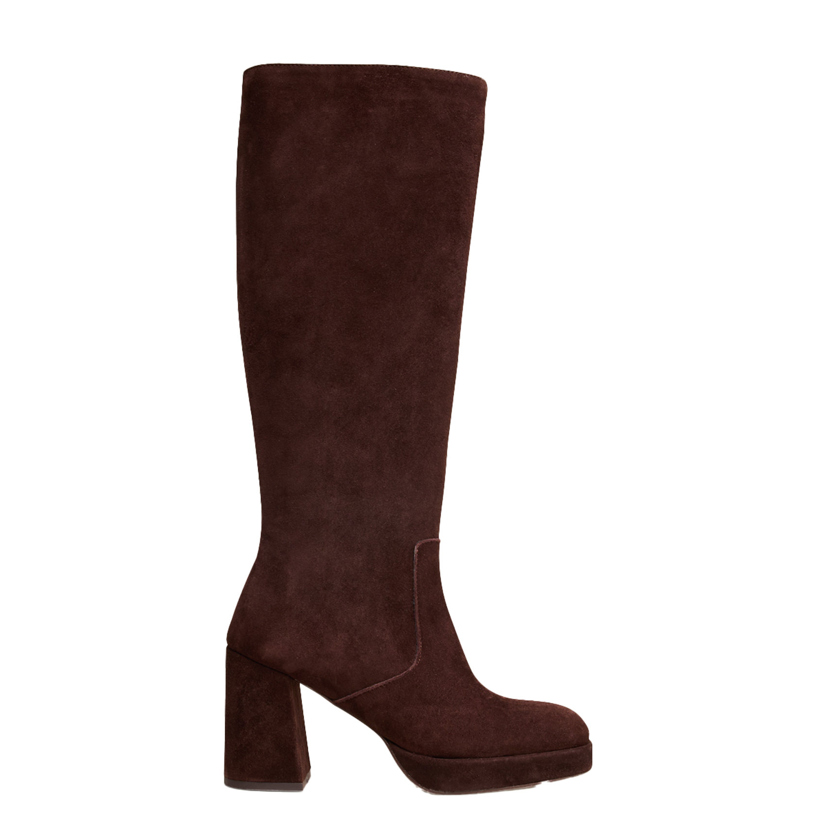 Suede boots JONAK Brown