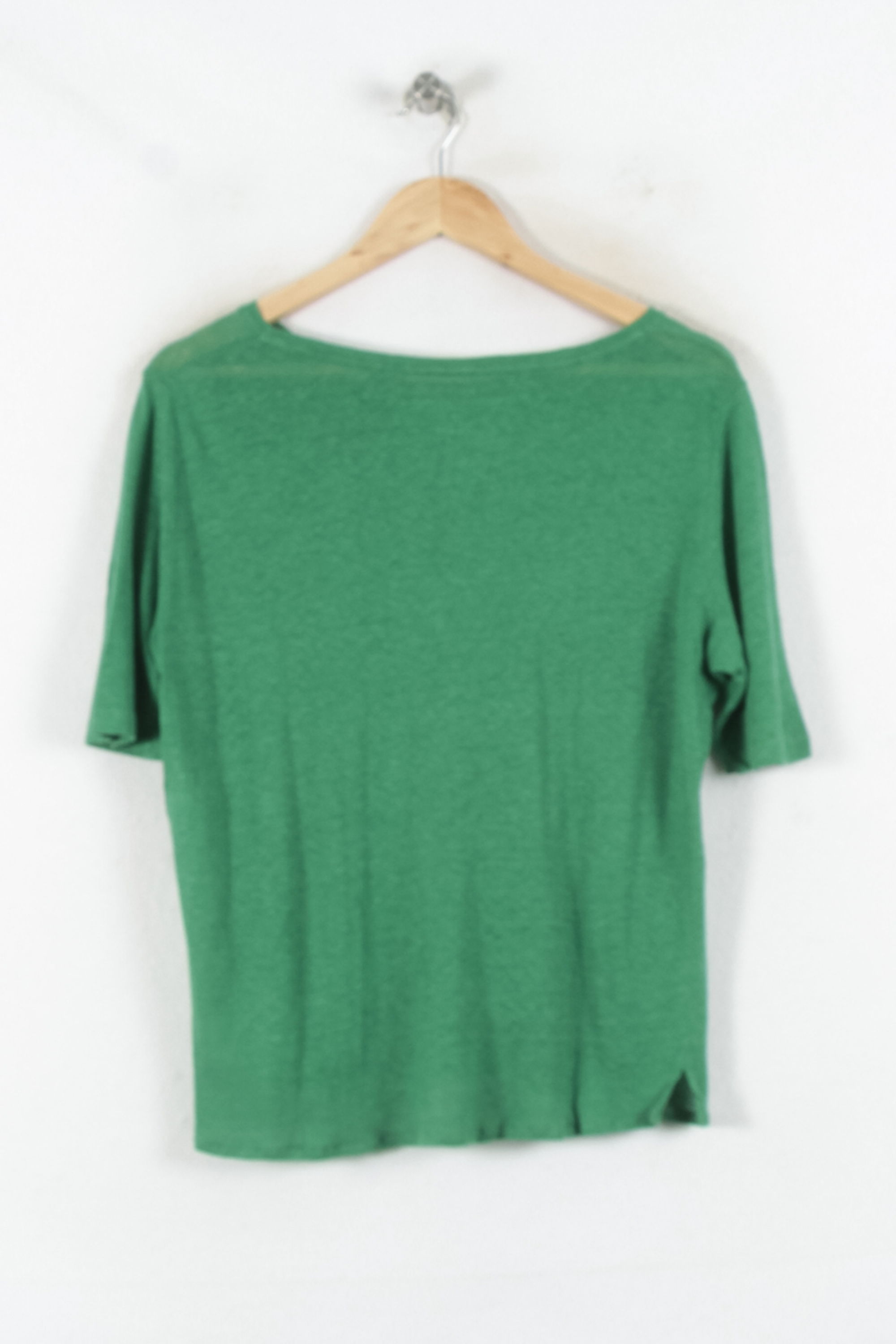Tommy Badge T-shirt MAJESTIC FILATURES - SECONDE MAIN Green