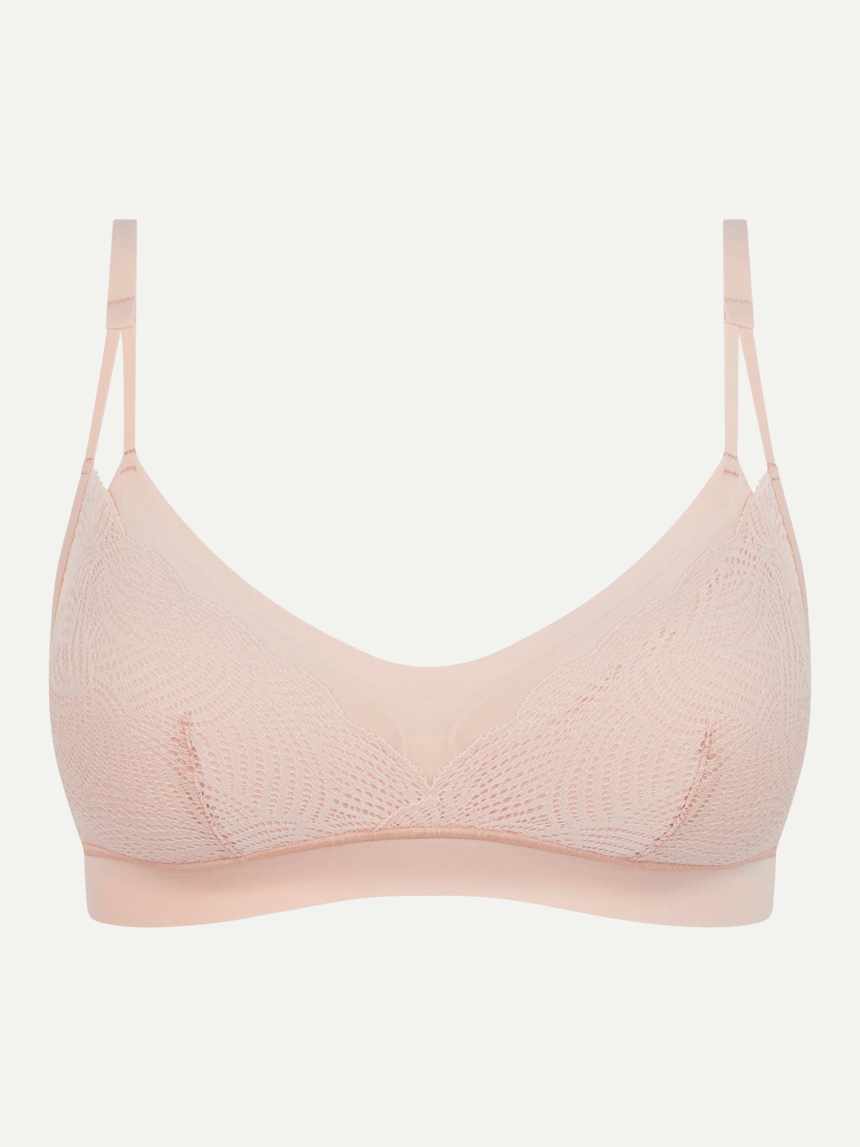 Bralette with cups CHANTELLE Beige