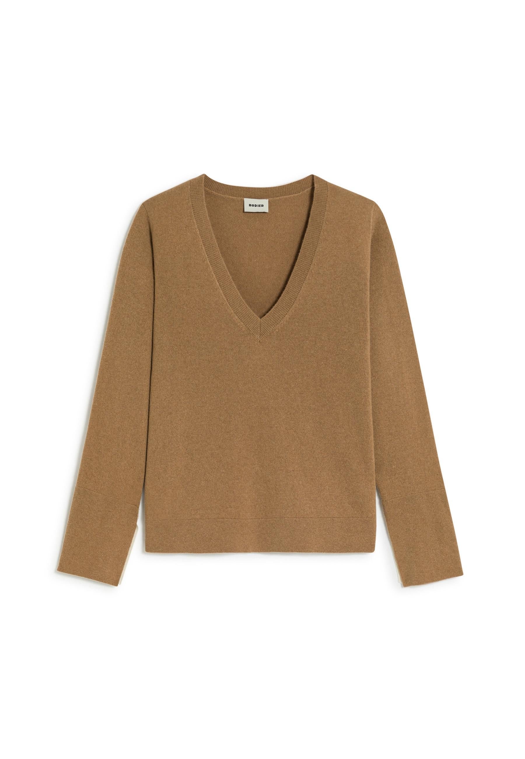 Cashmere sweater RODIER Brown