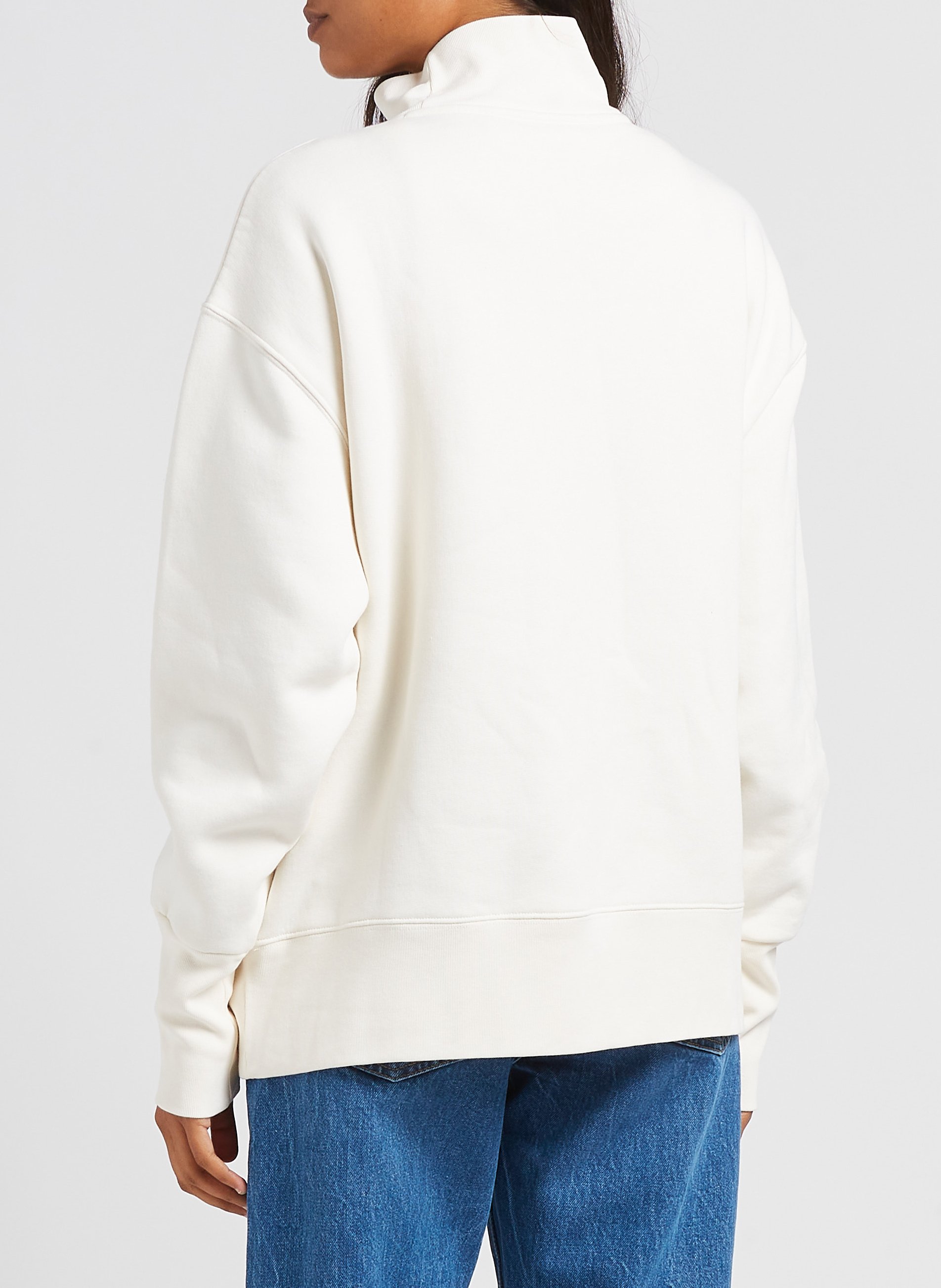 Oversize-Sweatshirt mit Stehkragen LEVI'S Weiss