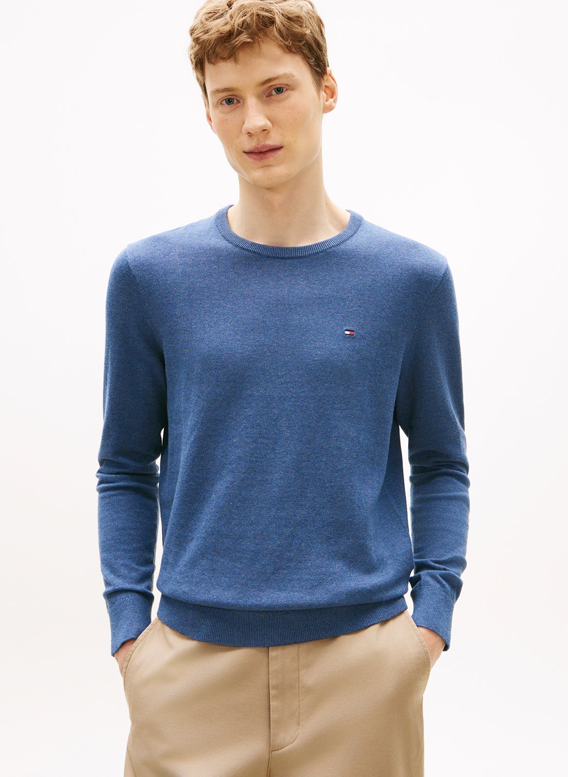 Colour block cotton sweater TOMMY HILFIGER