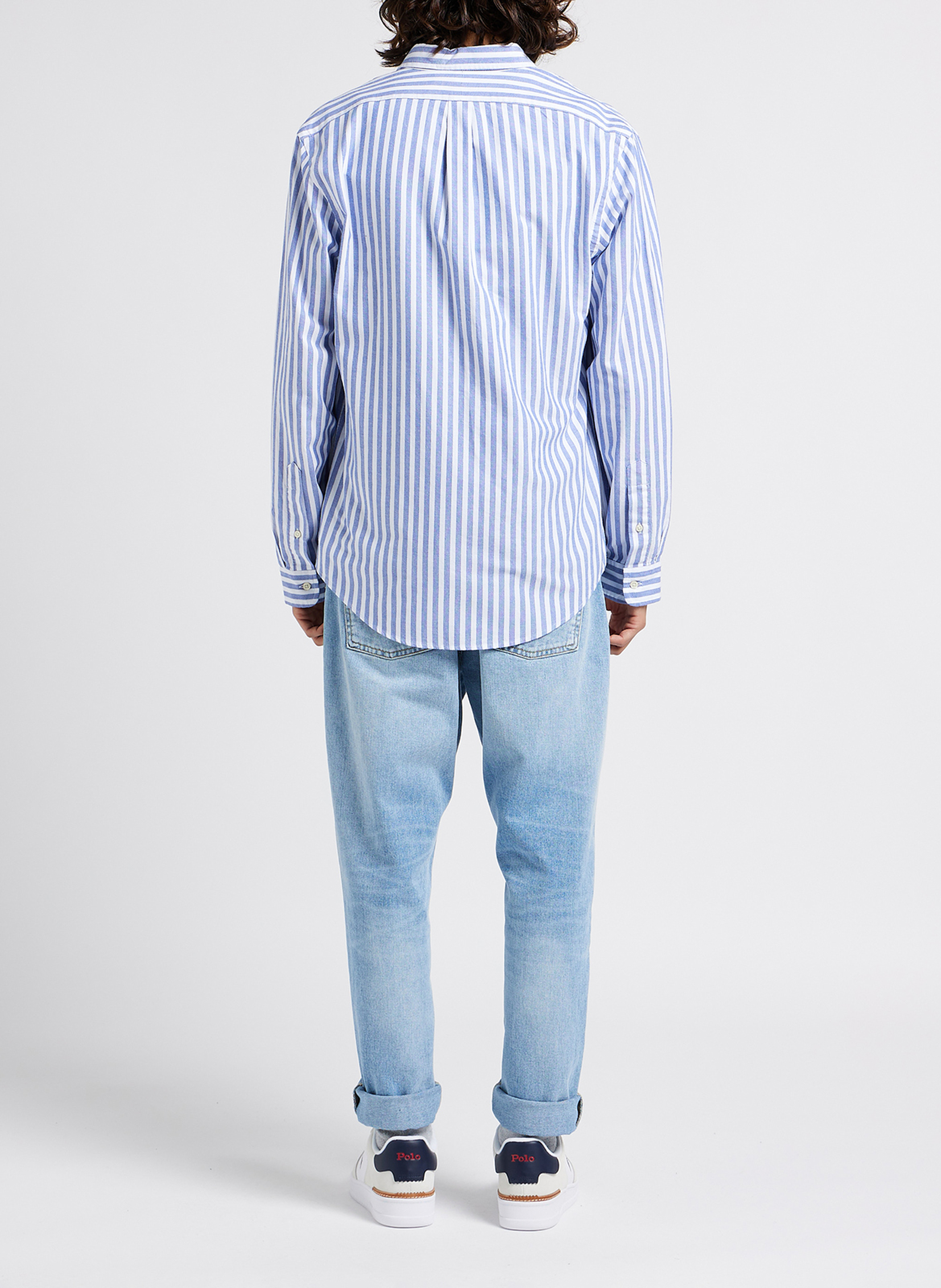 Slim-fit striped cotton shirt POLO RALPH LAUREN Multicolored