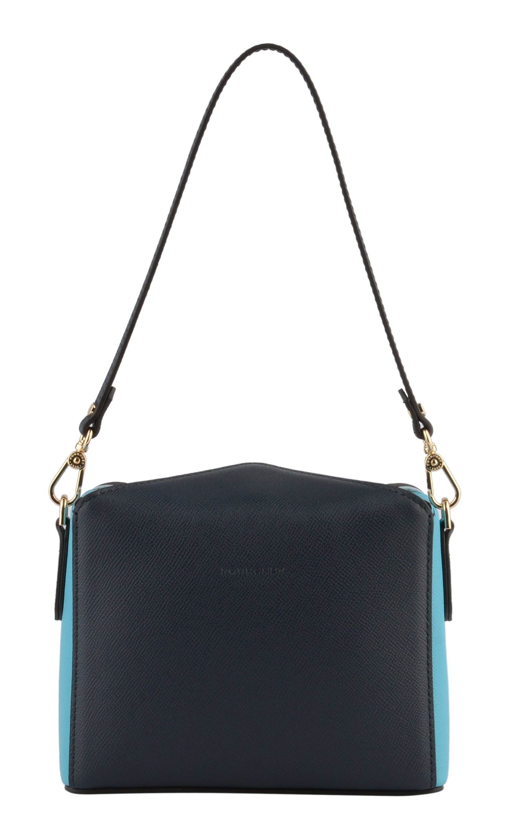 Calfskin leather shoulder bag POURCHET