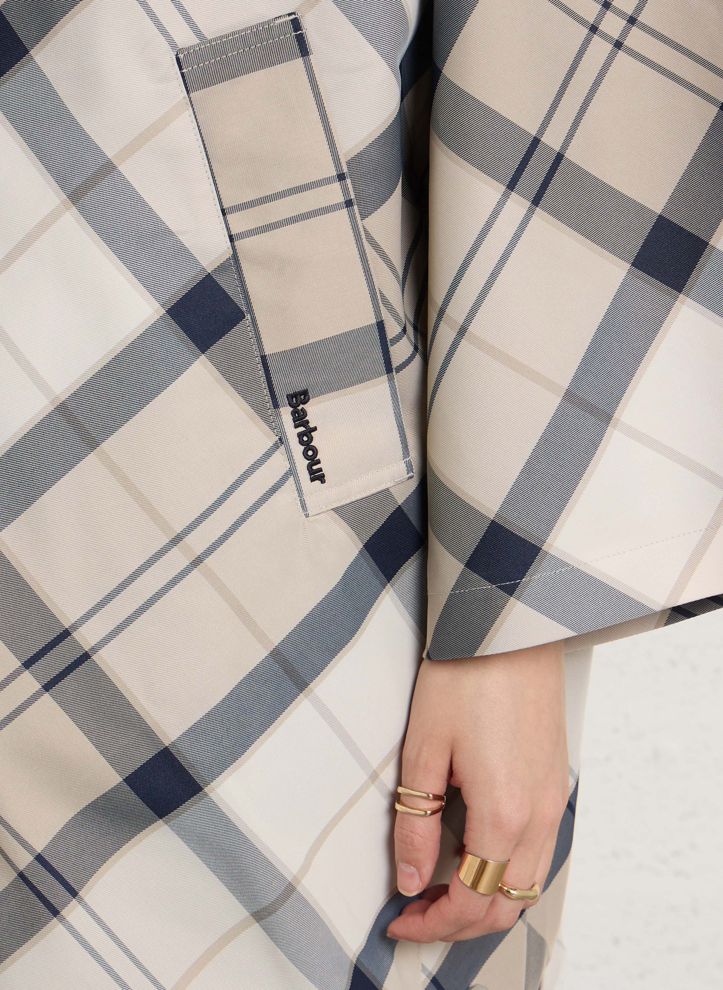 Geruite regenjas BARBOUR Blauw