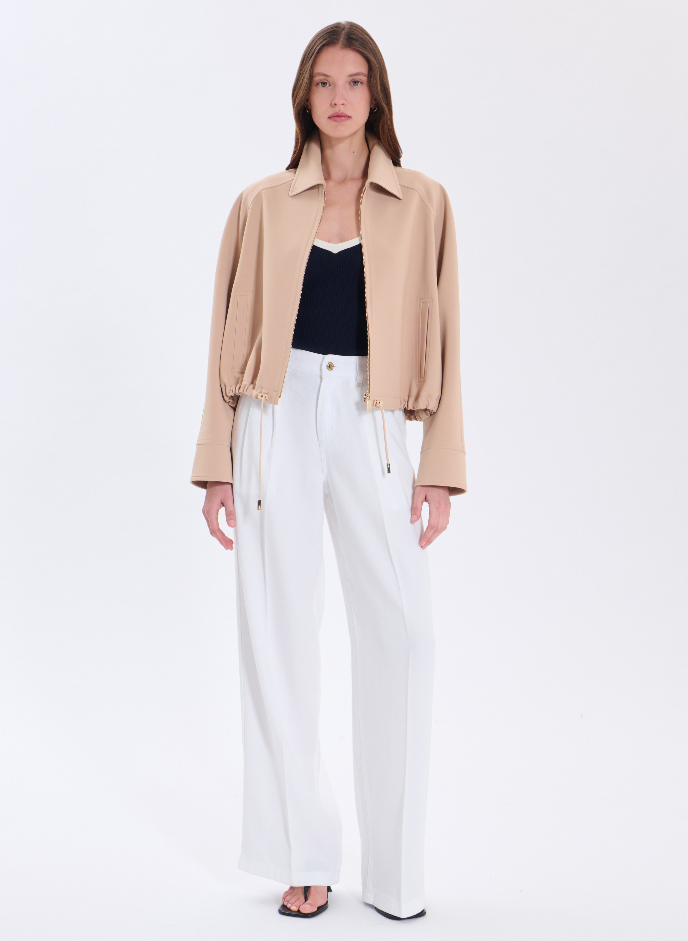 Jean large  ZAPA Blanc