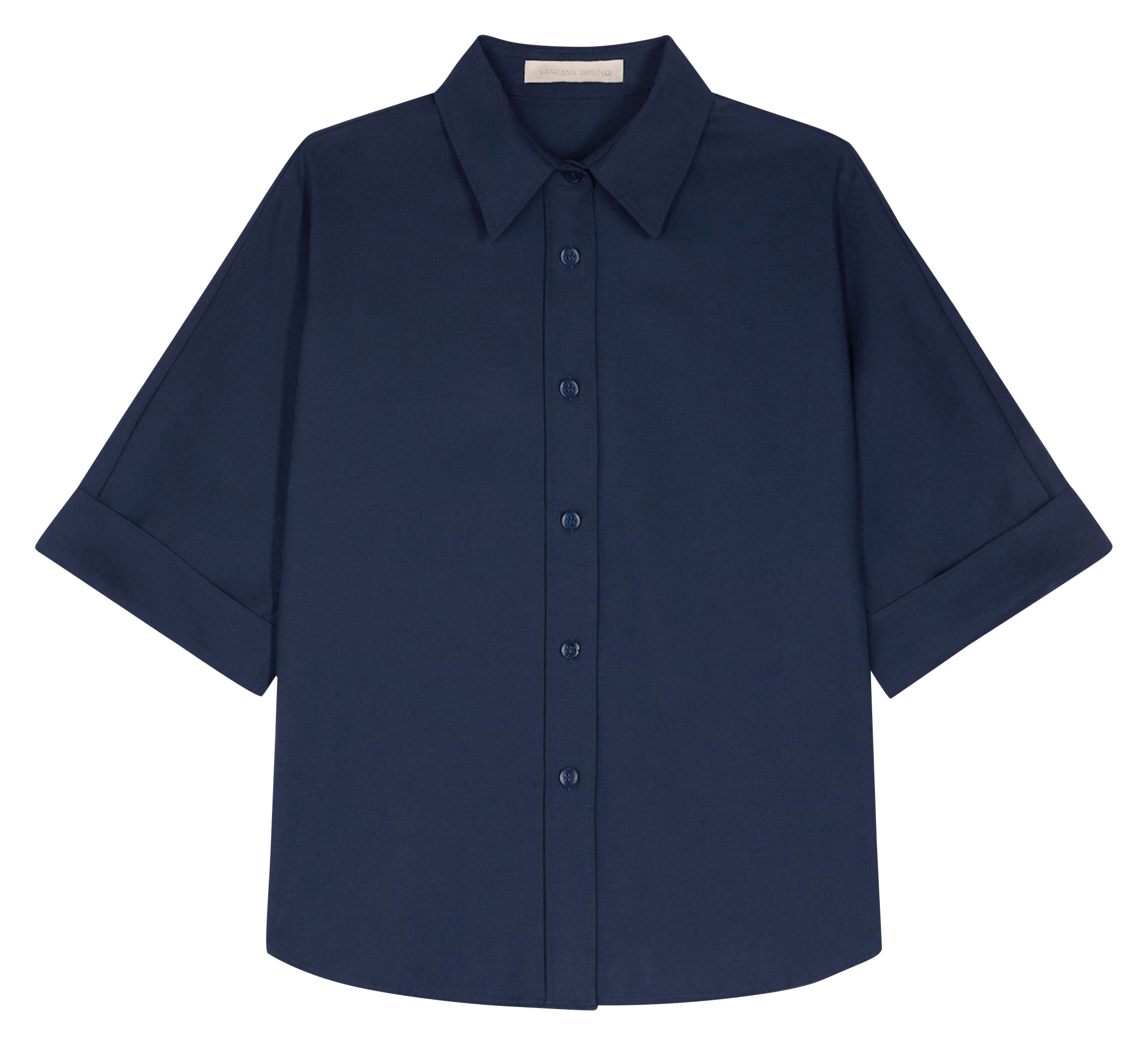 Camisa a rayas con cuello clásico VANESSA BRUNO Azul