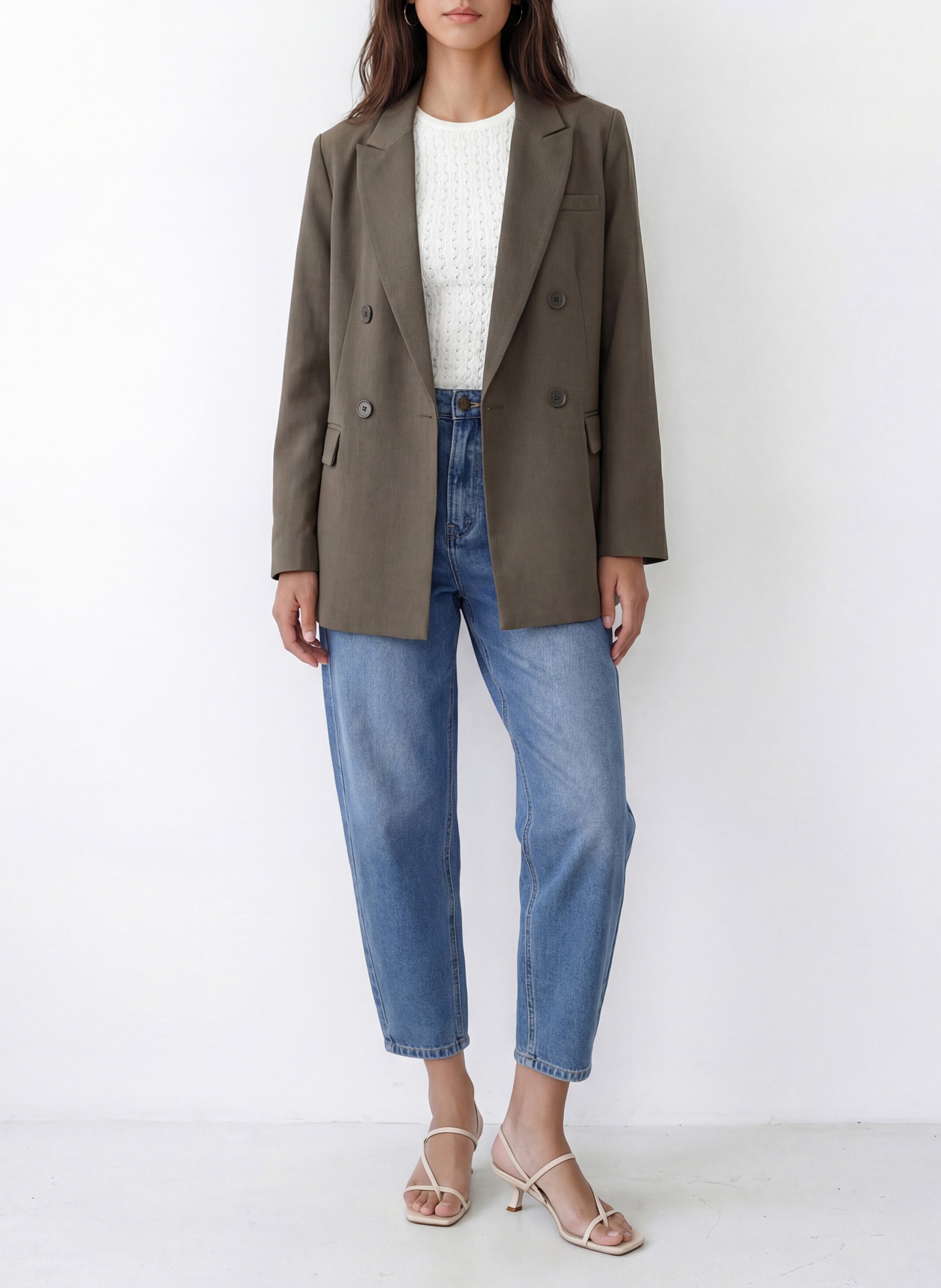 Taillierter Blazer KOOKAI Khaki