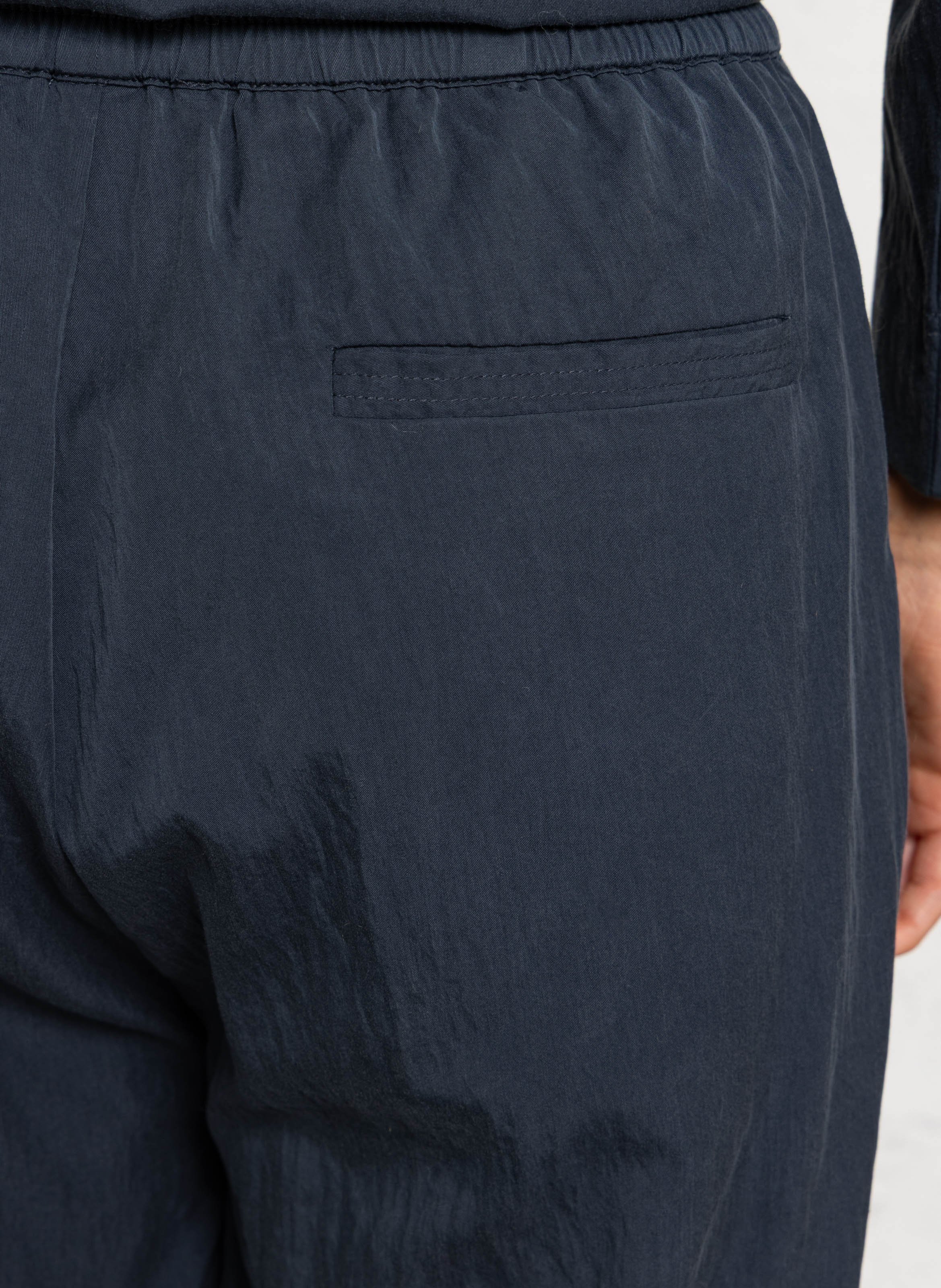 Pantalon taille haute uni  RUE DE TOKYO Bleu