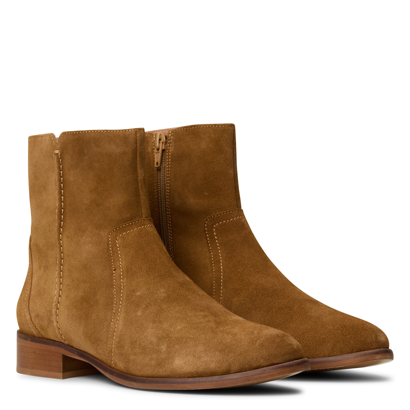 Bottines en cuir suédé MELLOW YELLOW Marron