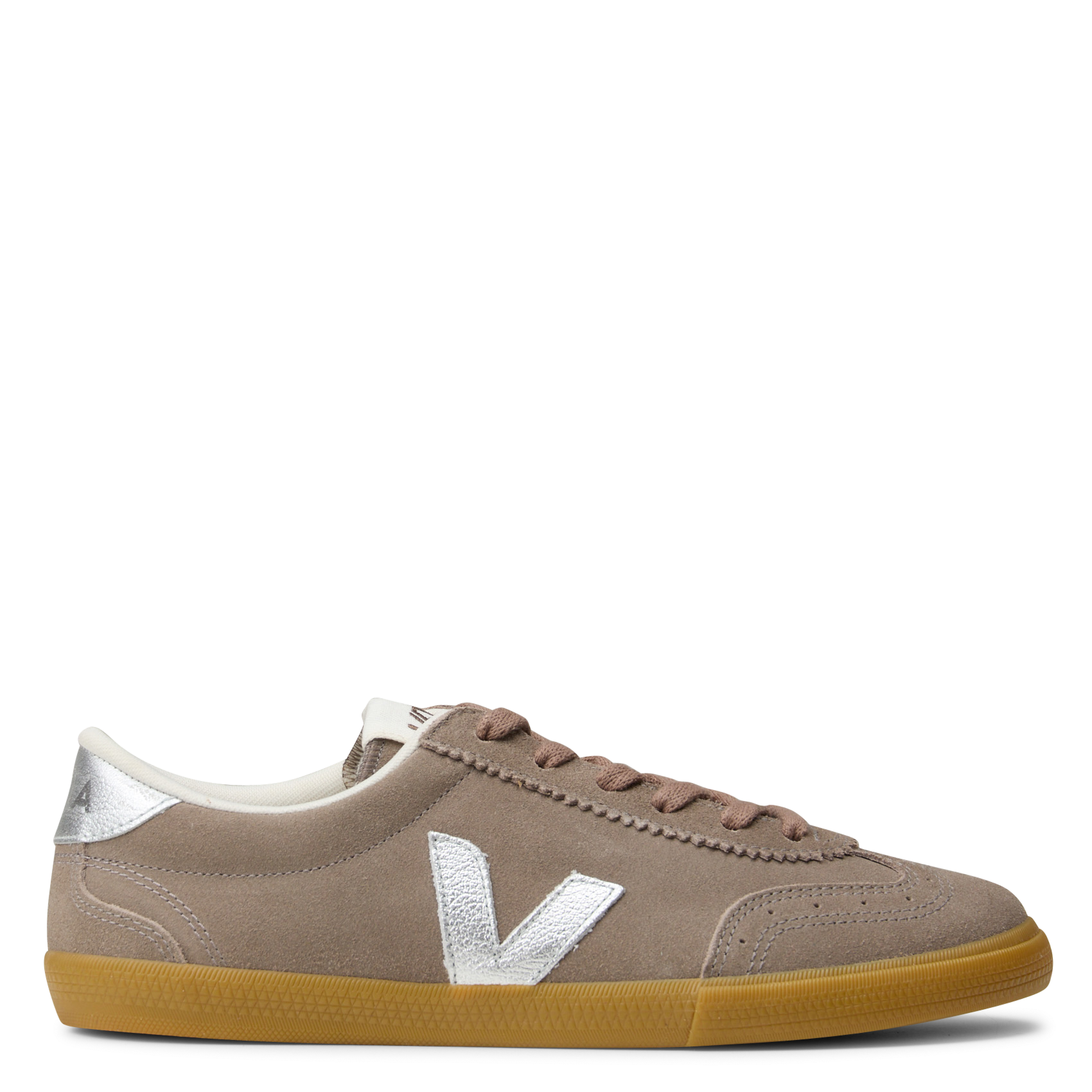Leather low-top sneakers VEJA Beige
