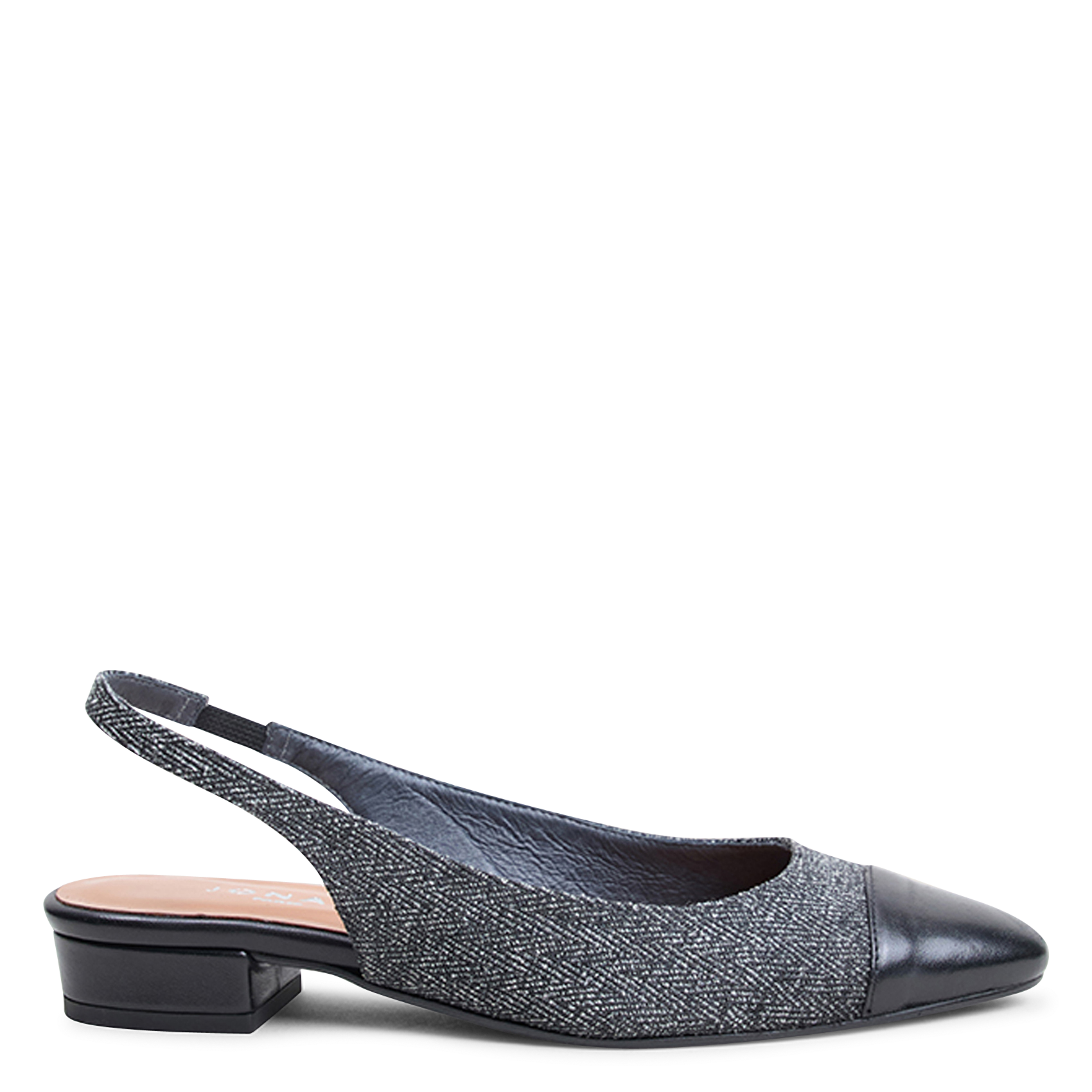 Slingback ballerina flats with low heels JONAK Grey
