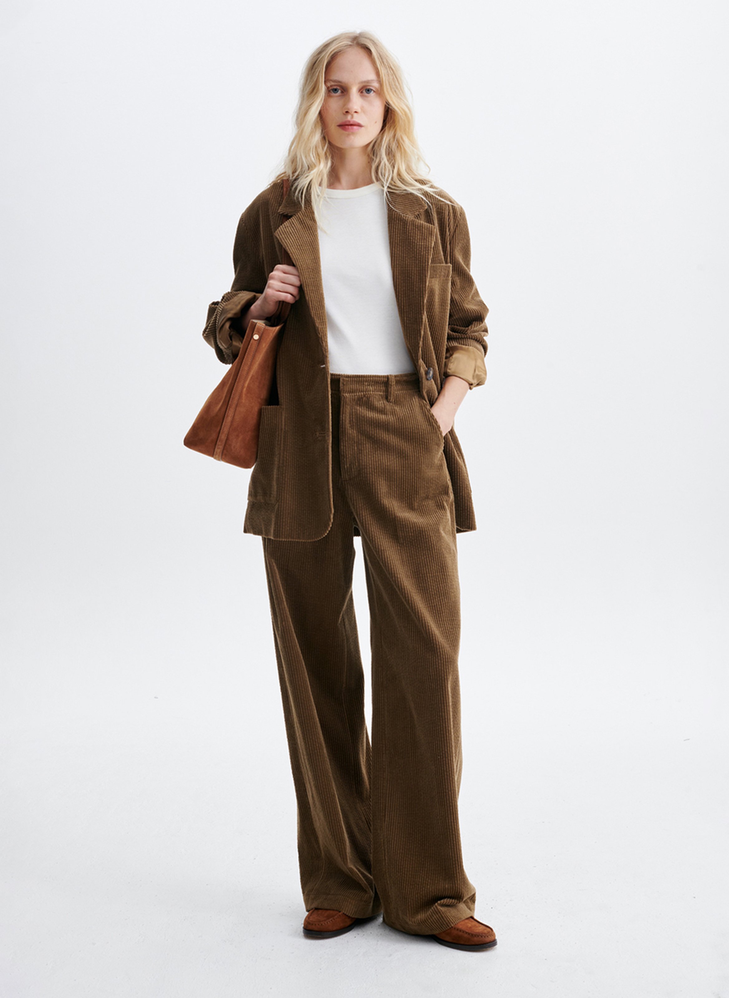 Baumwoll-Blazer VANESSA BRUNO Beige